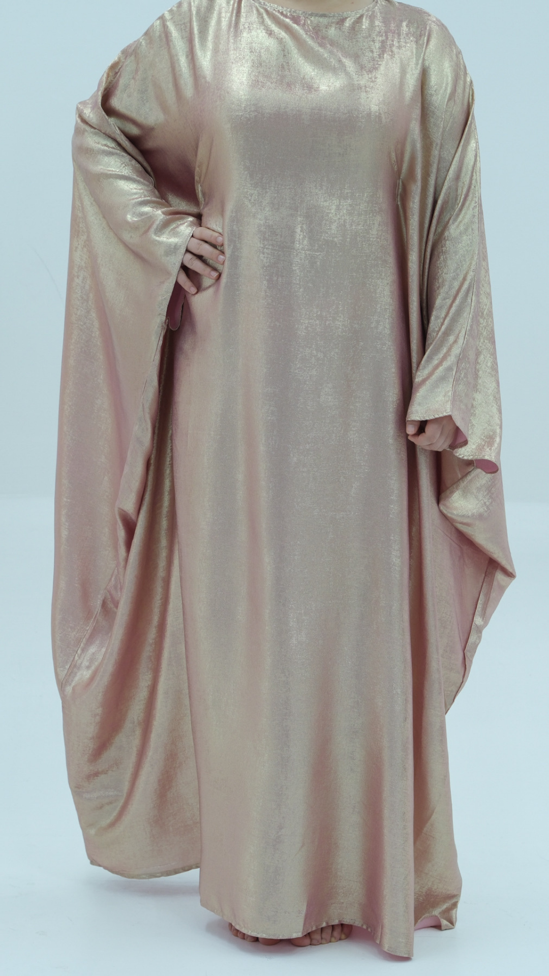 Metallic Butterfly Abaya