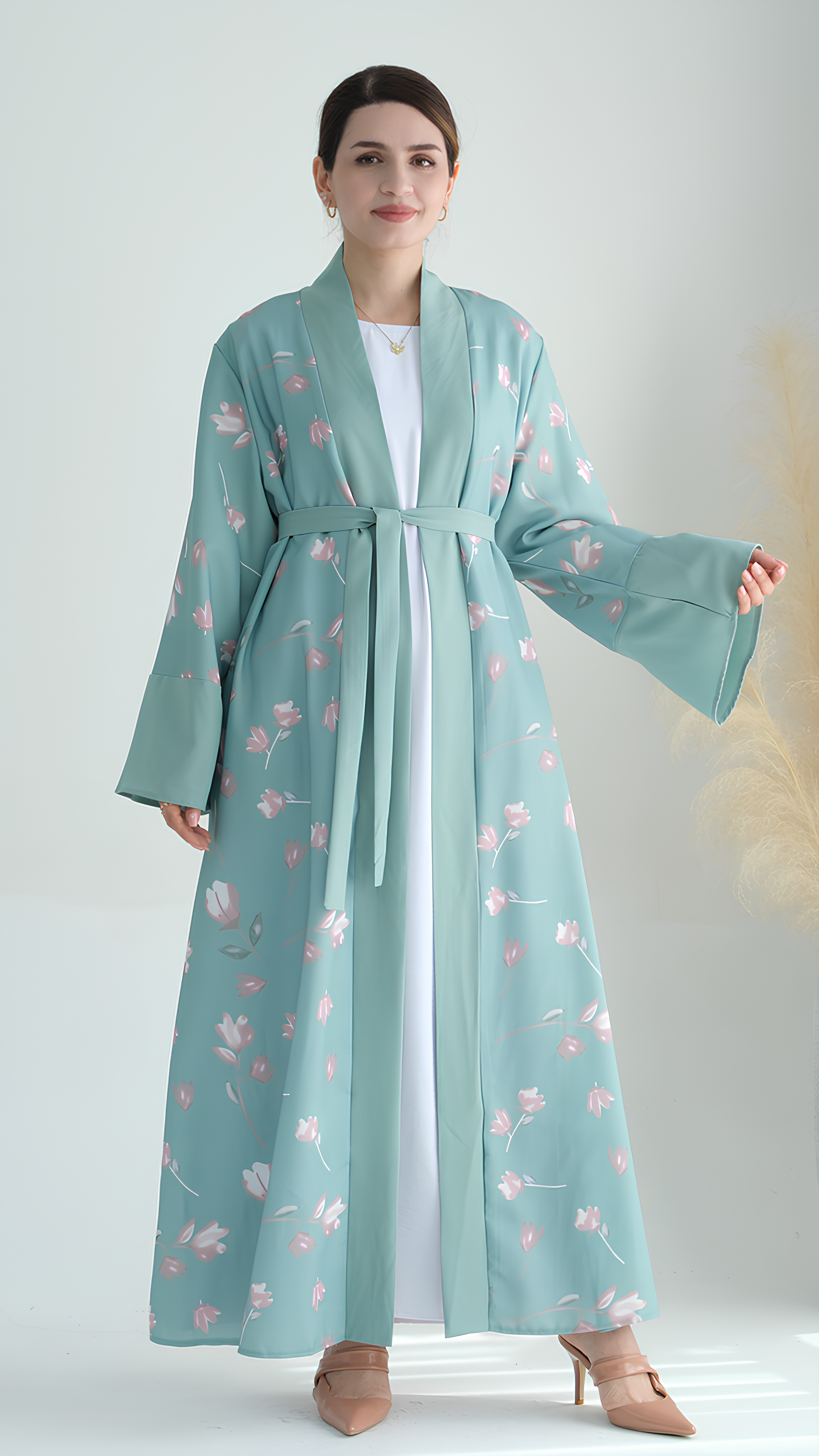 Ethereal Floral Abaya