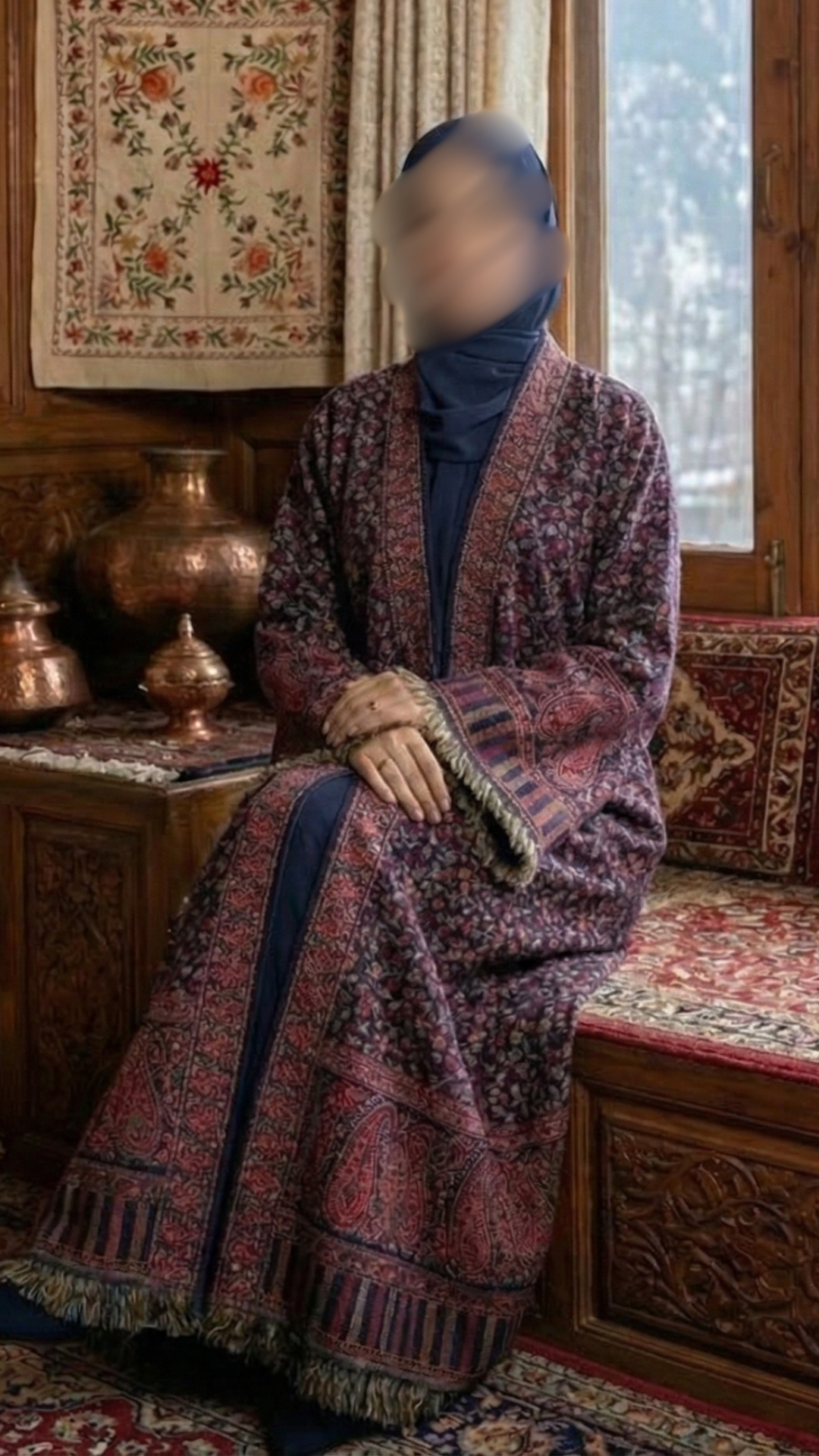 Qadim Pashmina Abaya