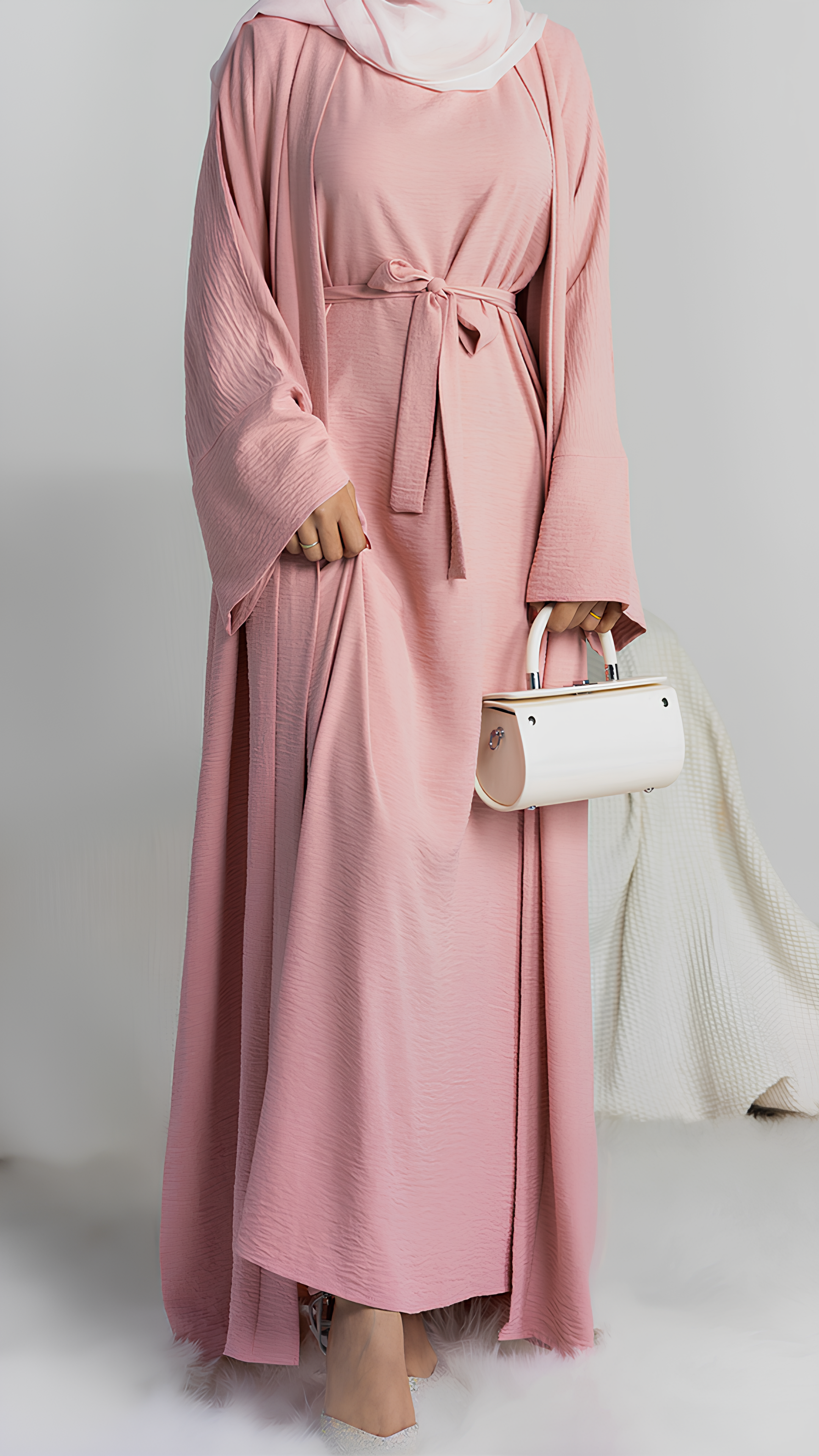 Abaya fleurie opulente