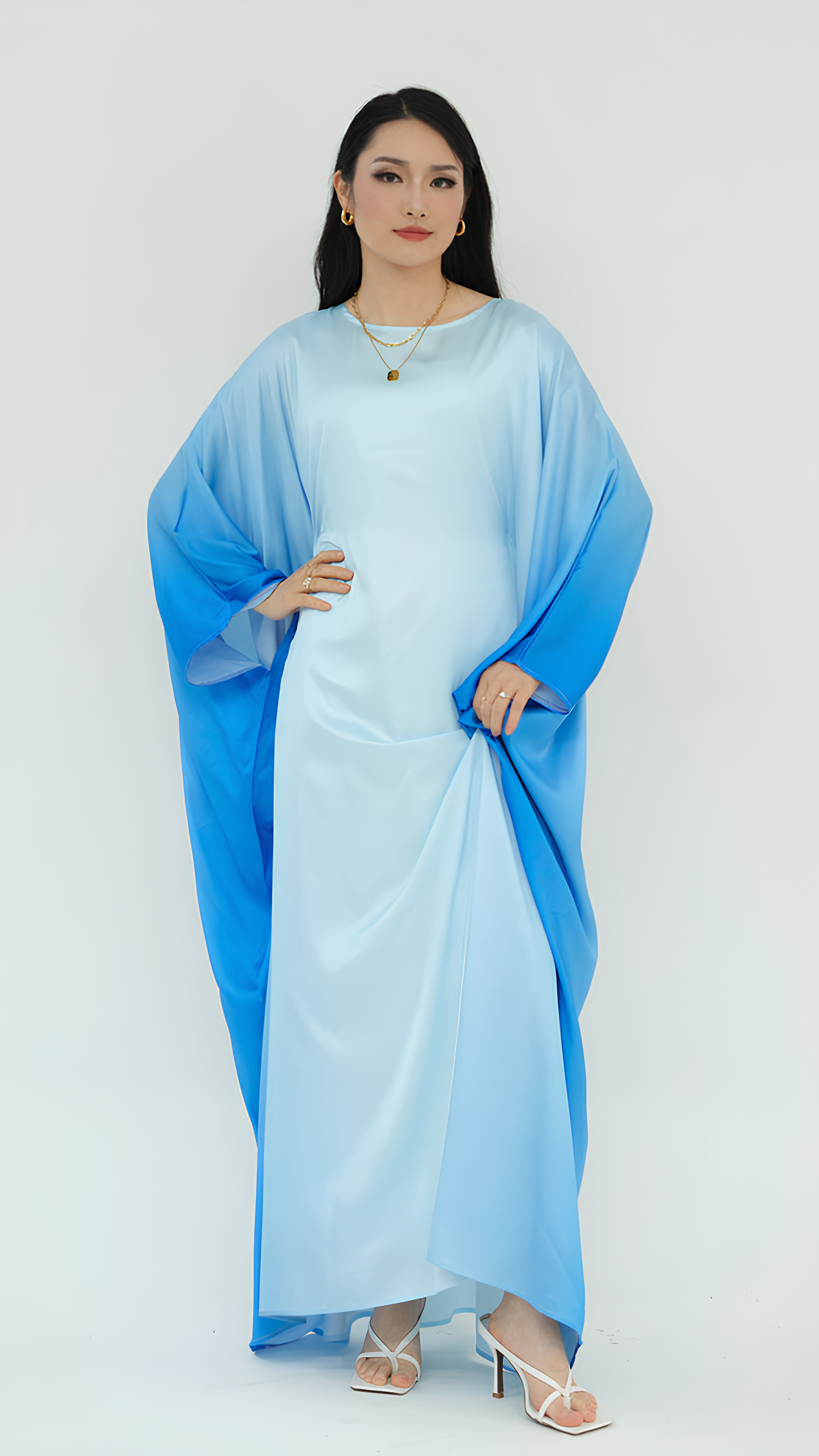 Gradient Butterfly Abaya