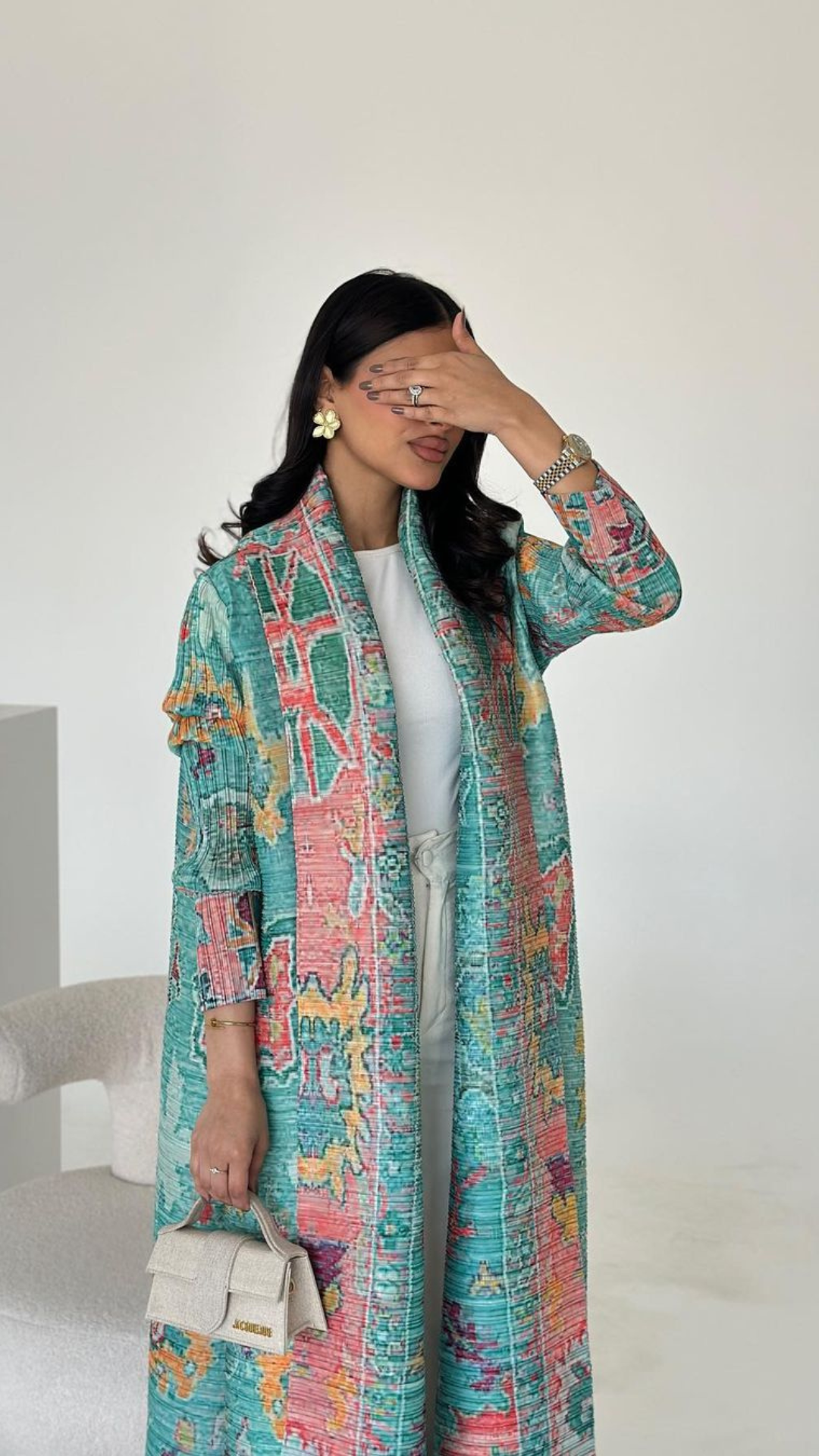 Pfauen-Abaya Vogue