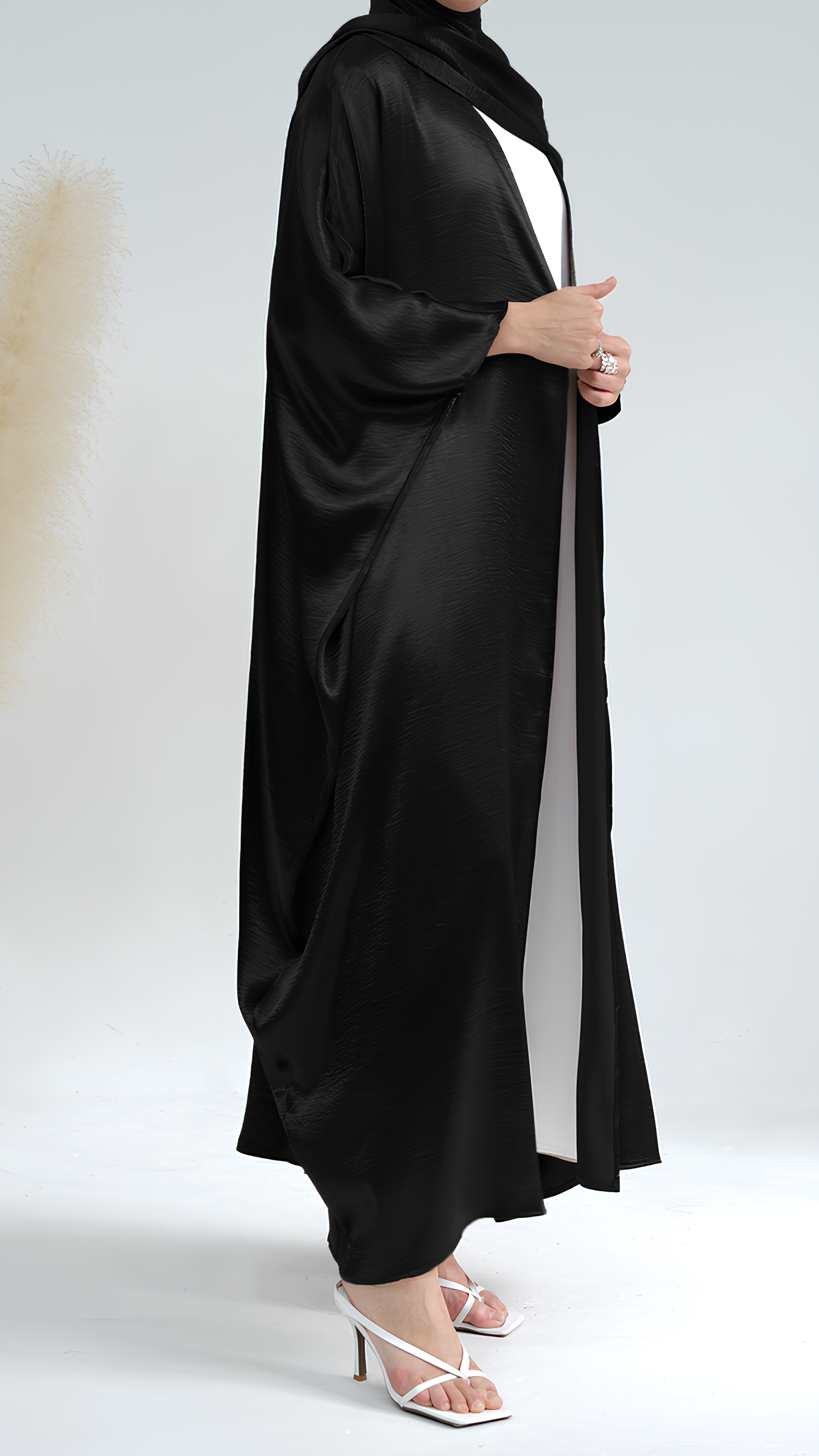 Silken Shadow Abaya