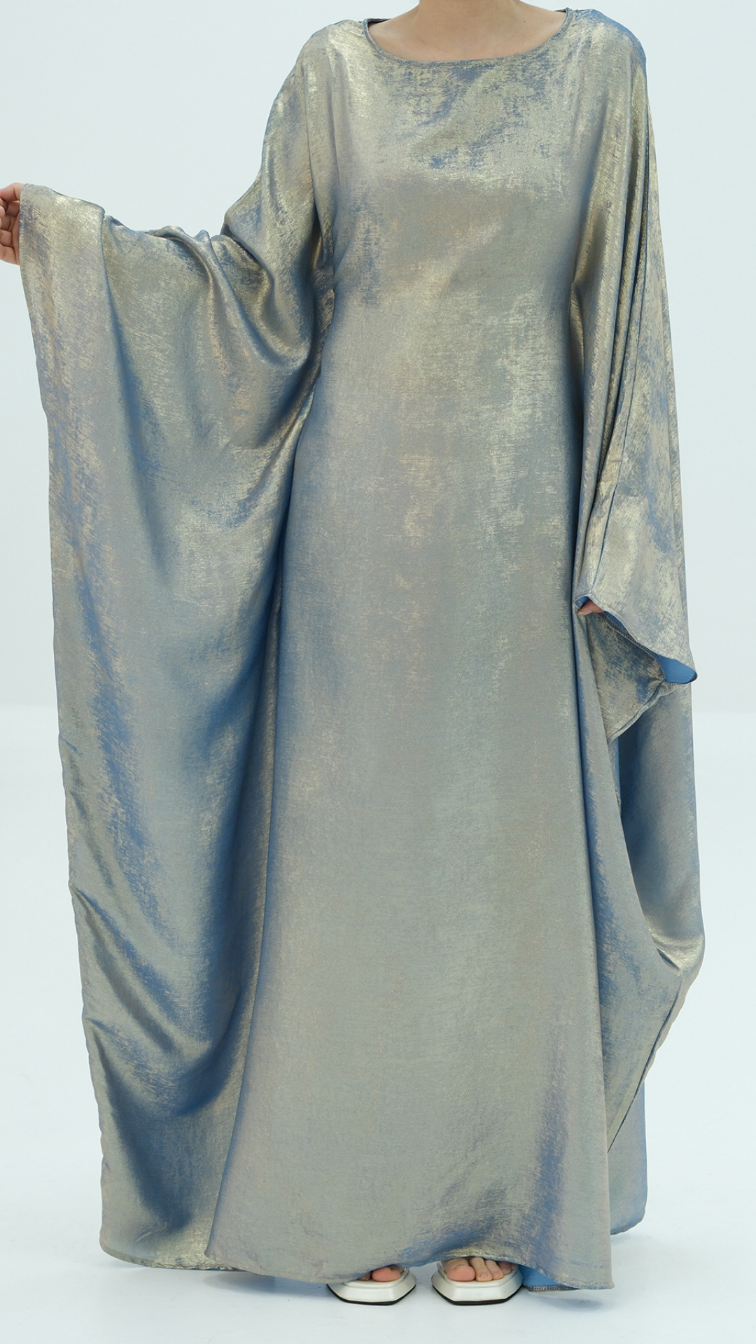 Metallic Butterfly Abaya