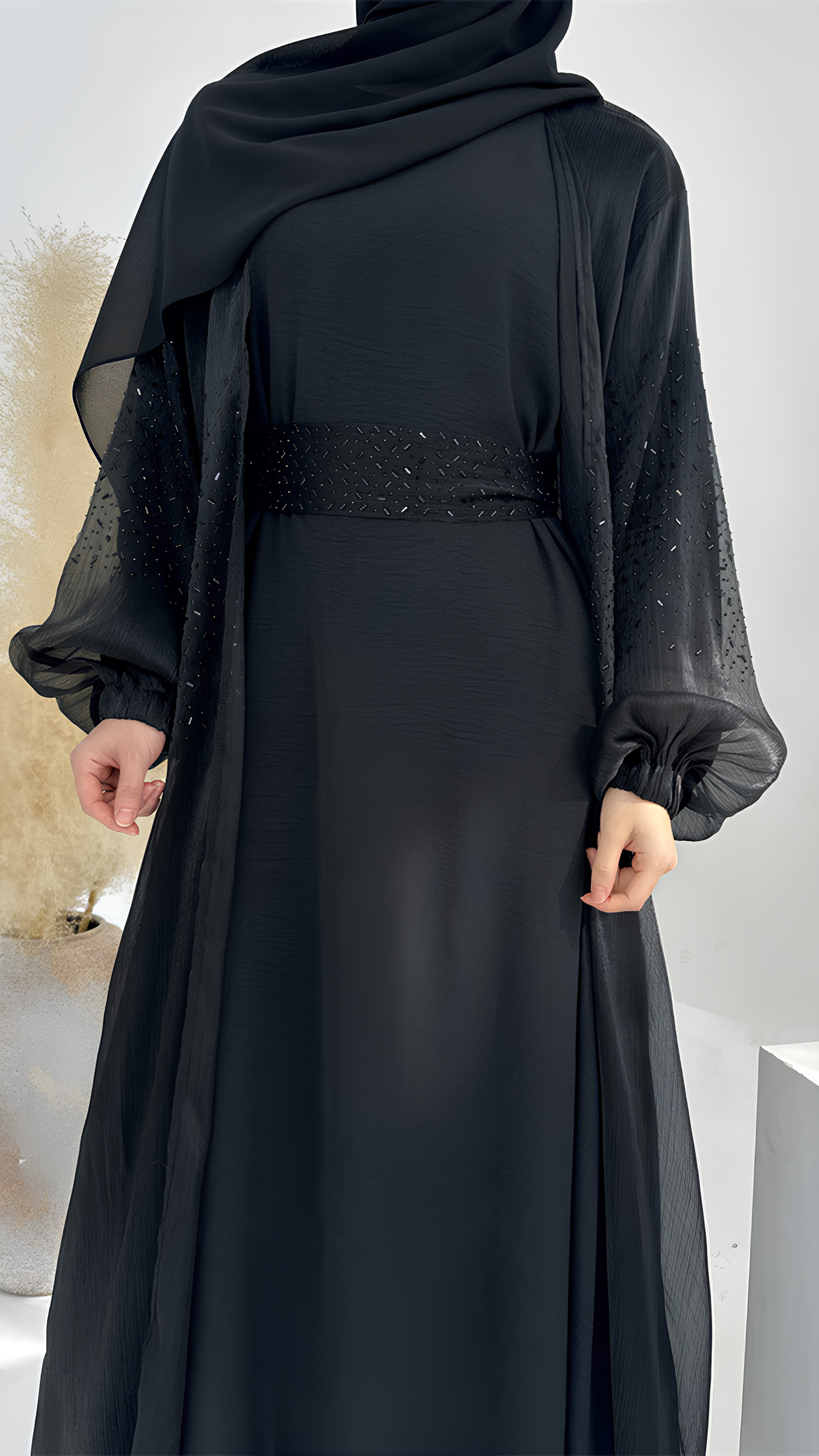 Abaya mit himmlischem Charme