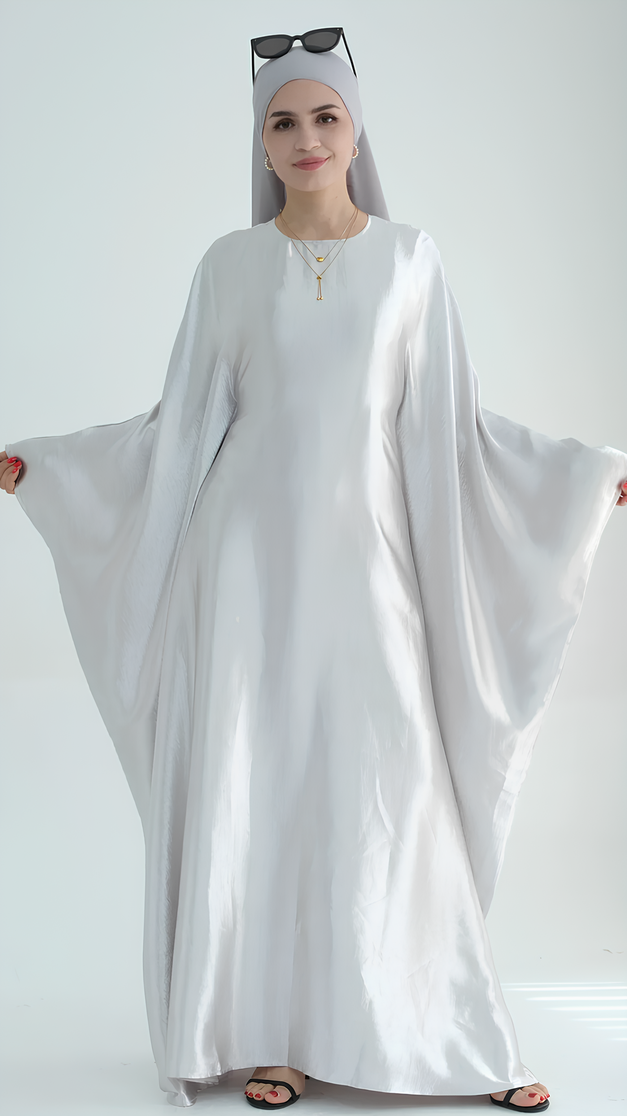 Shiny Butterfly Abaya