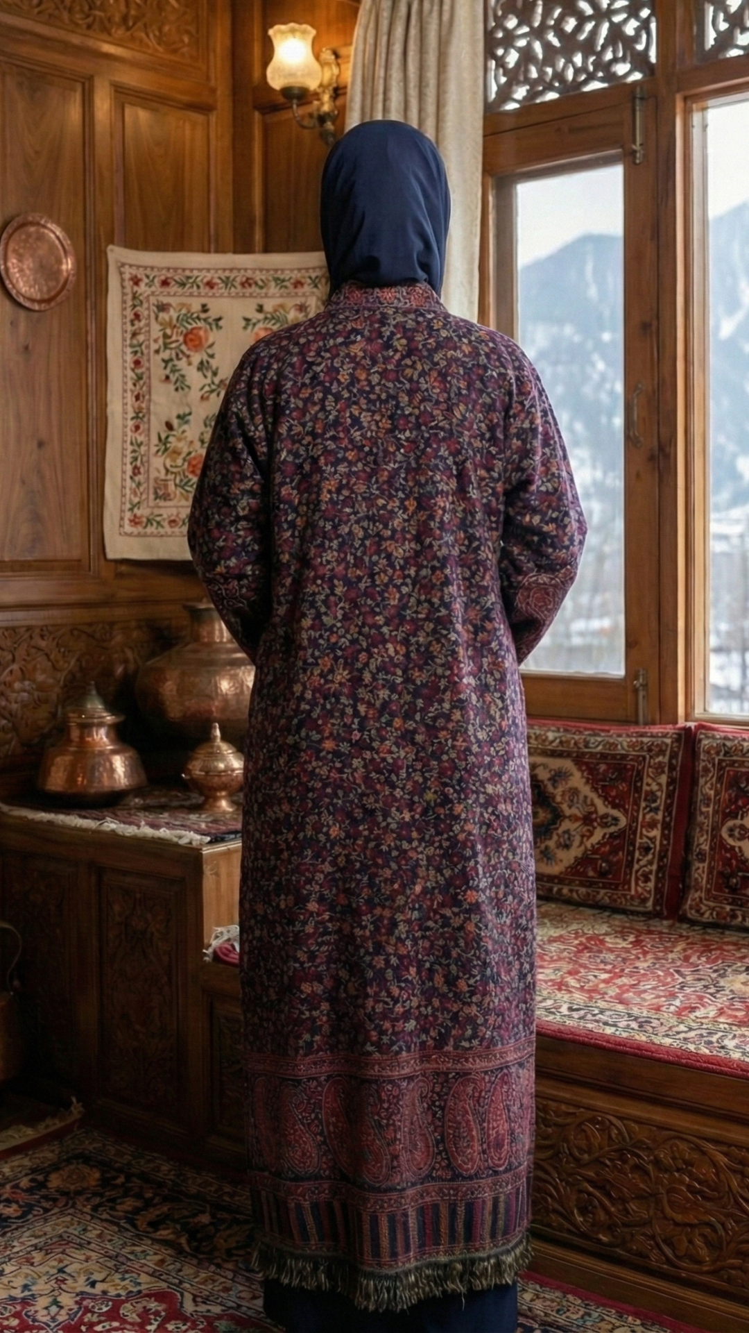 Qadim Pashmina Abaya