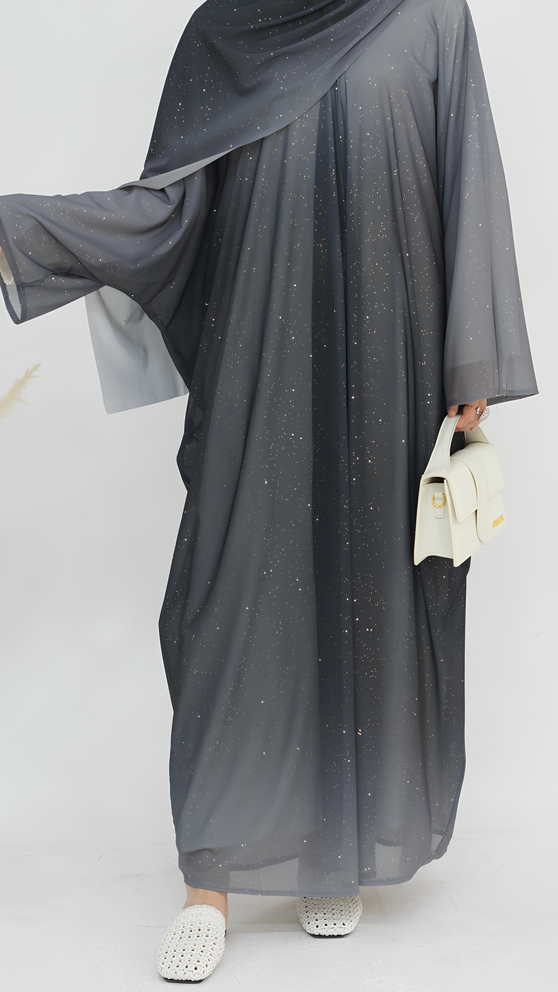 Majestic Glitter Abaya