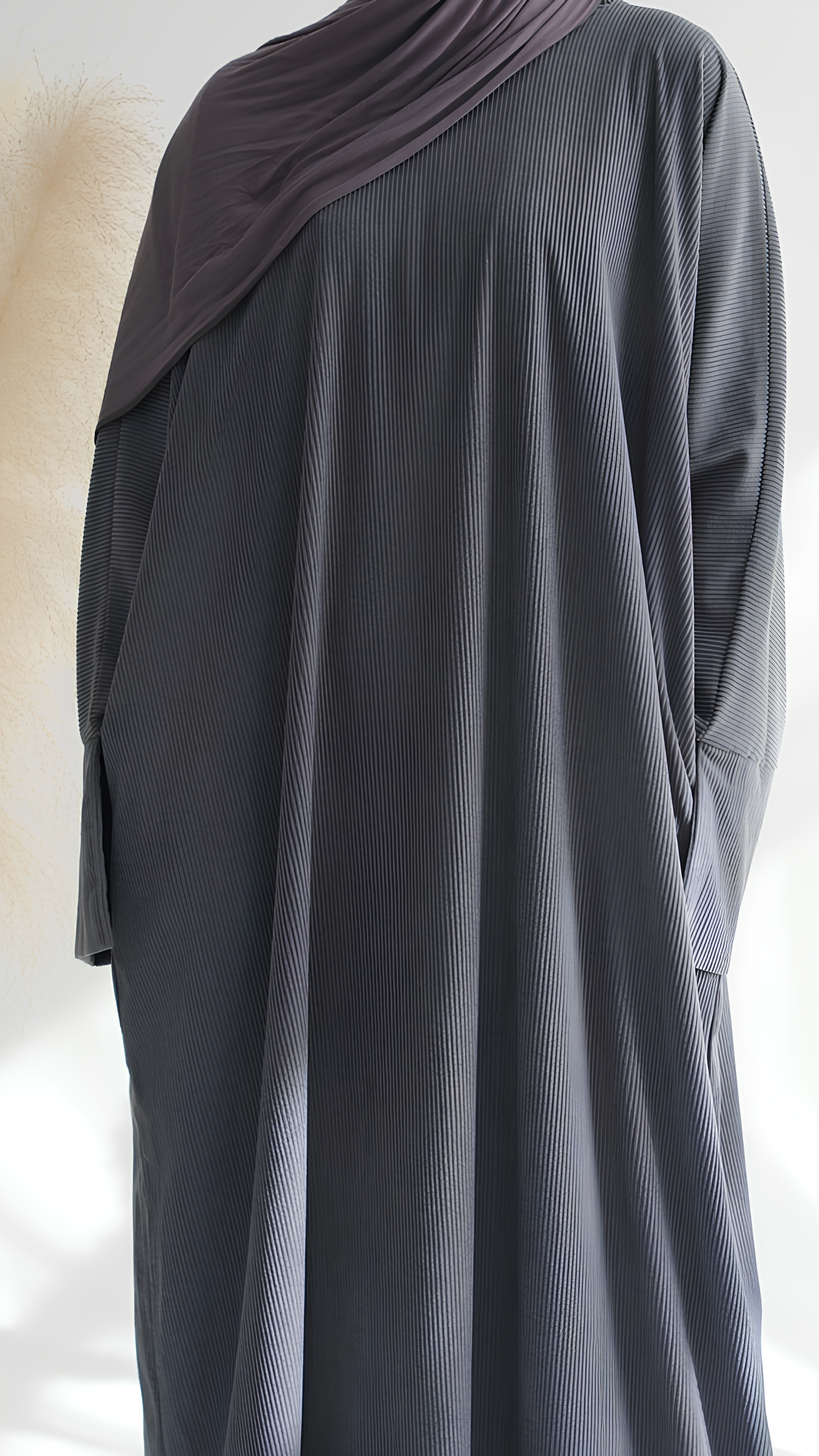 Geschlossene Cord-Abaya