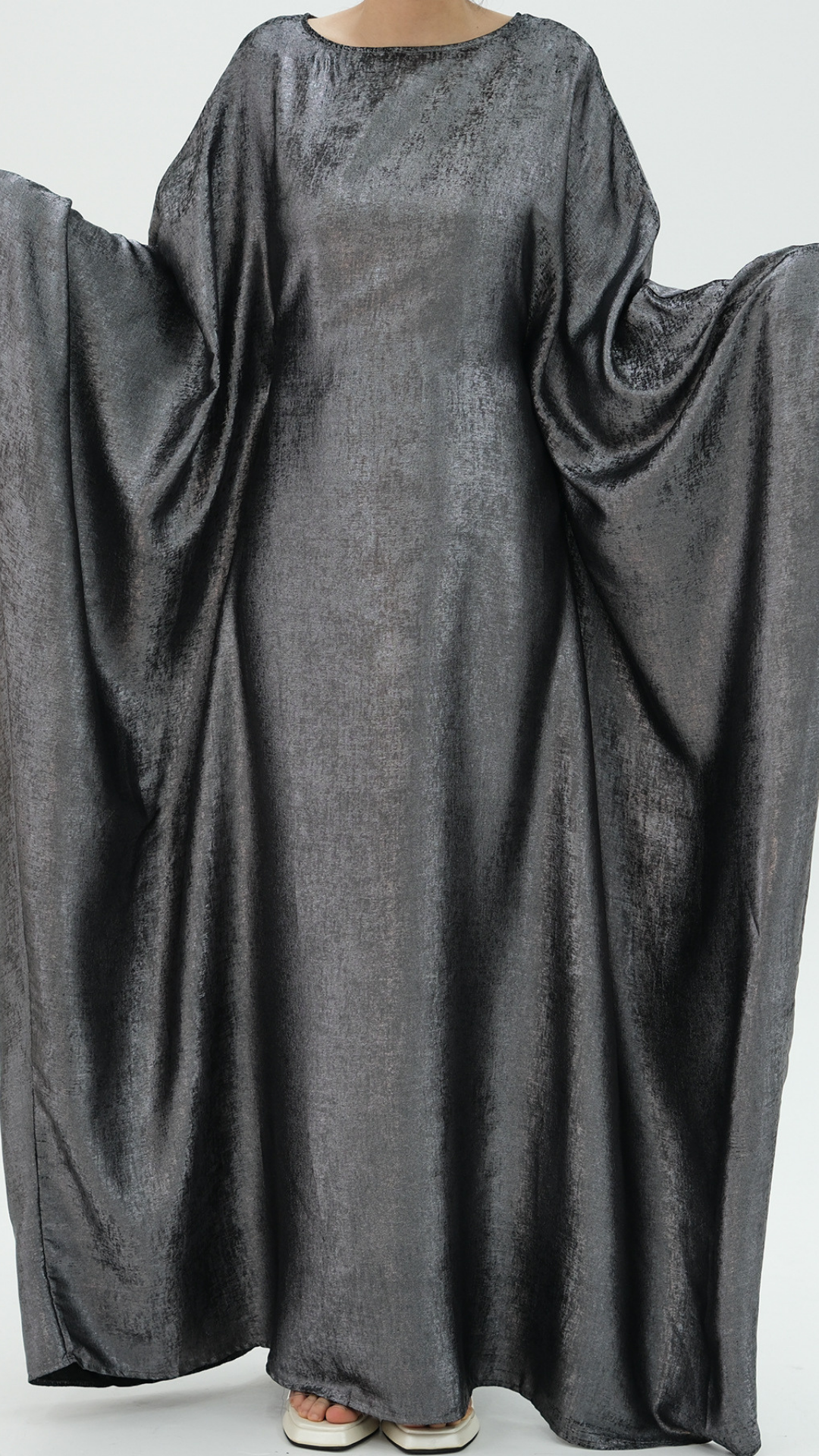 Metallic Butterfly Abaya