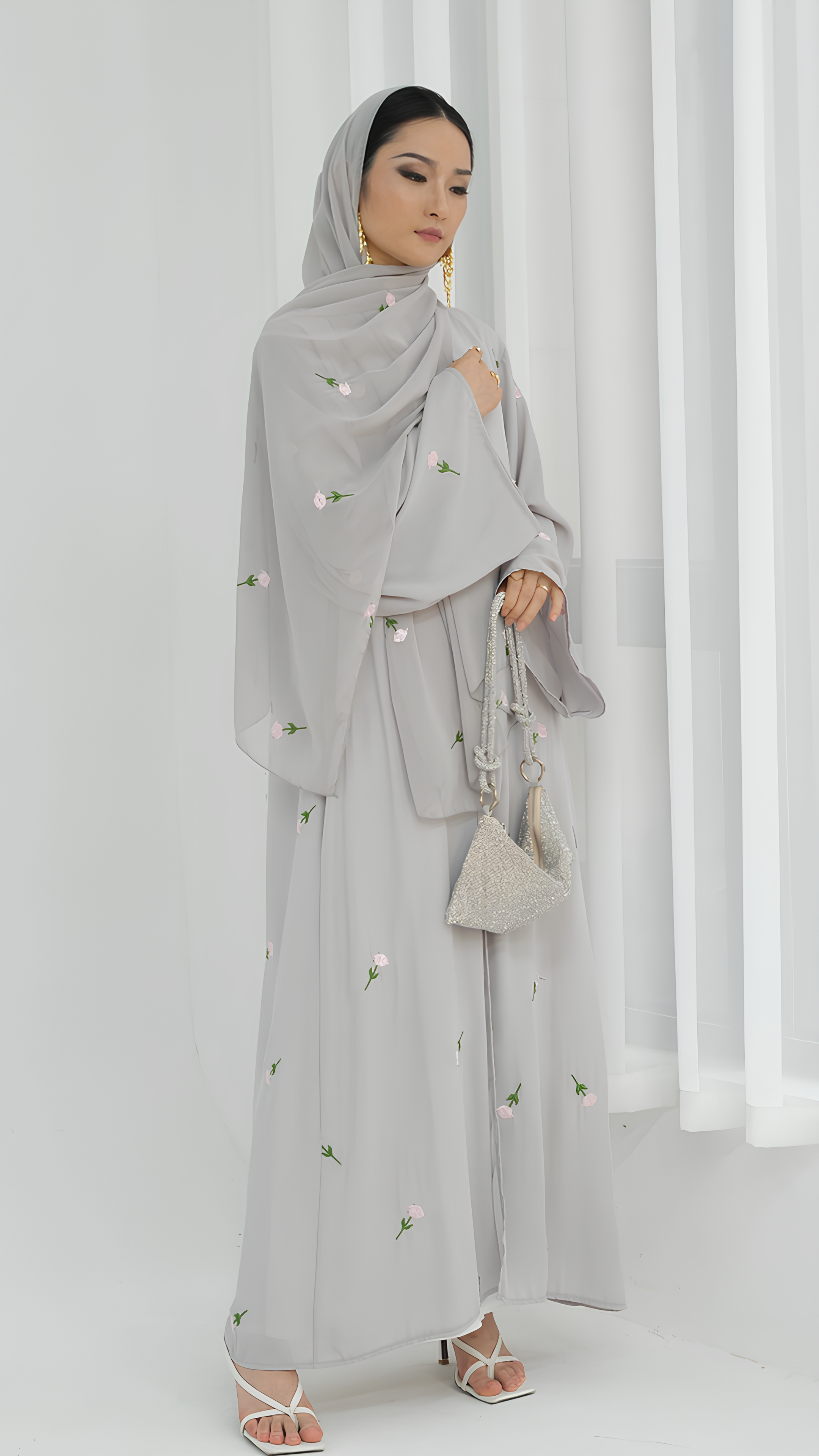 Aether Bloom Abaya