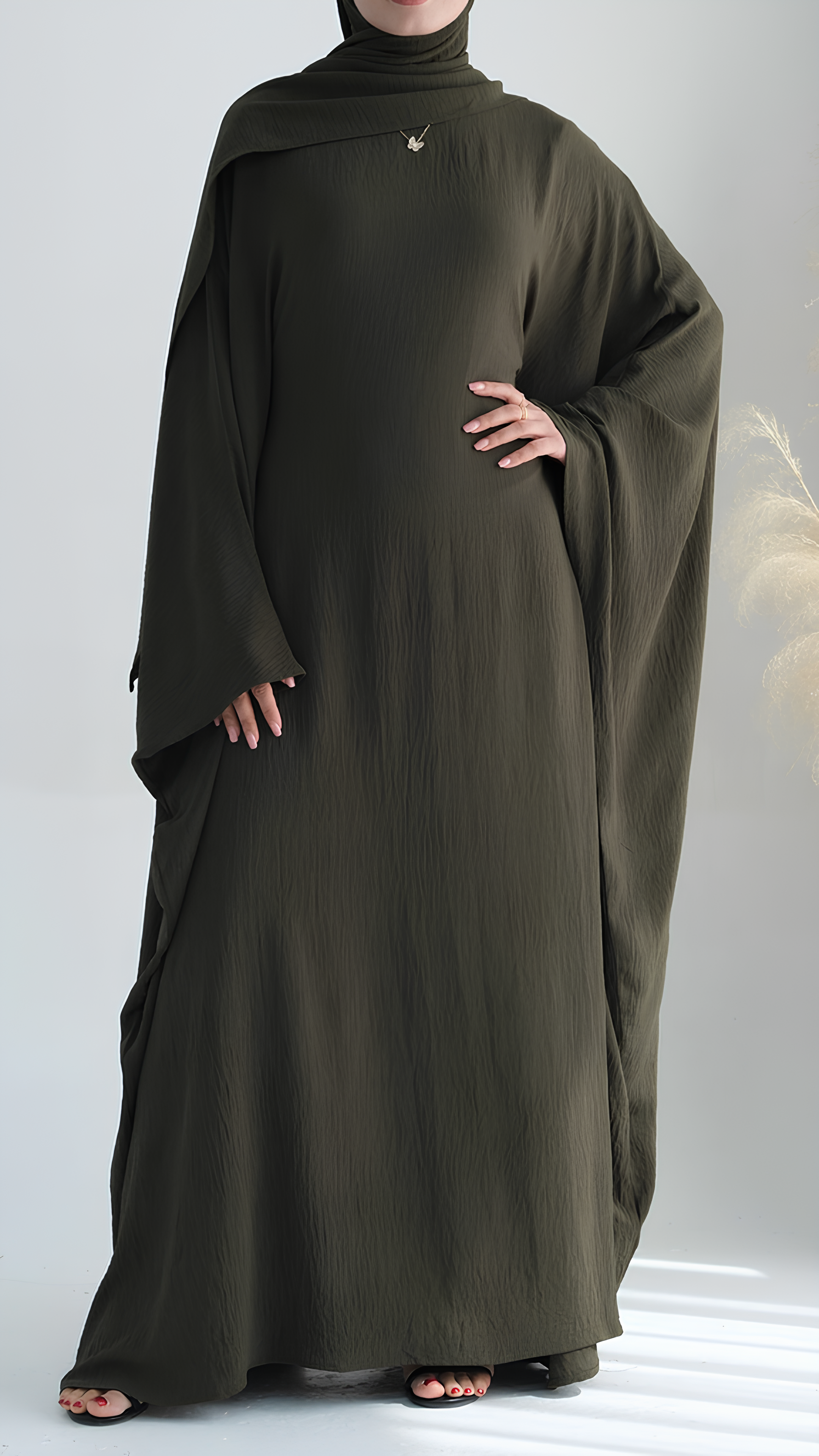 Abaya Papillon Fermée