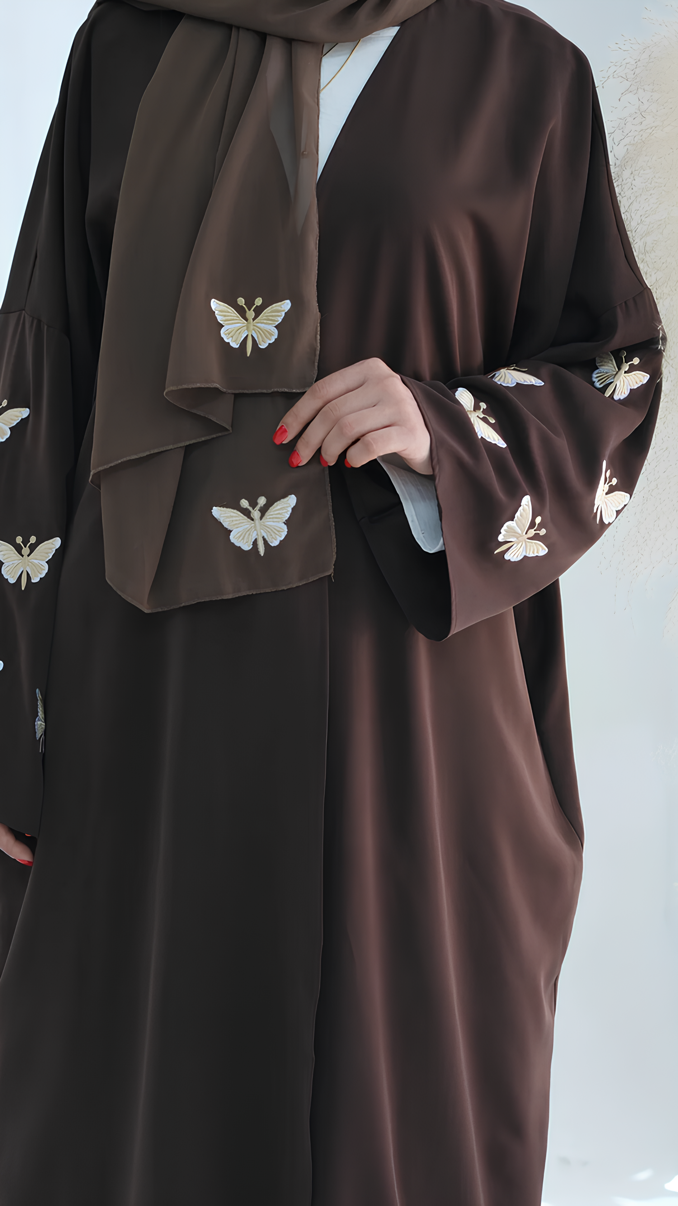 Offene Schmetterlings-Abaya