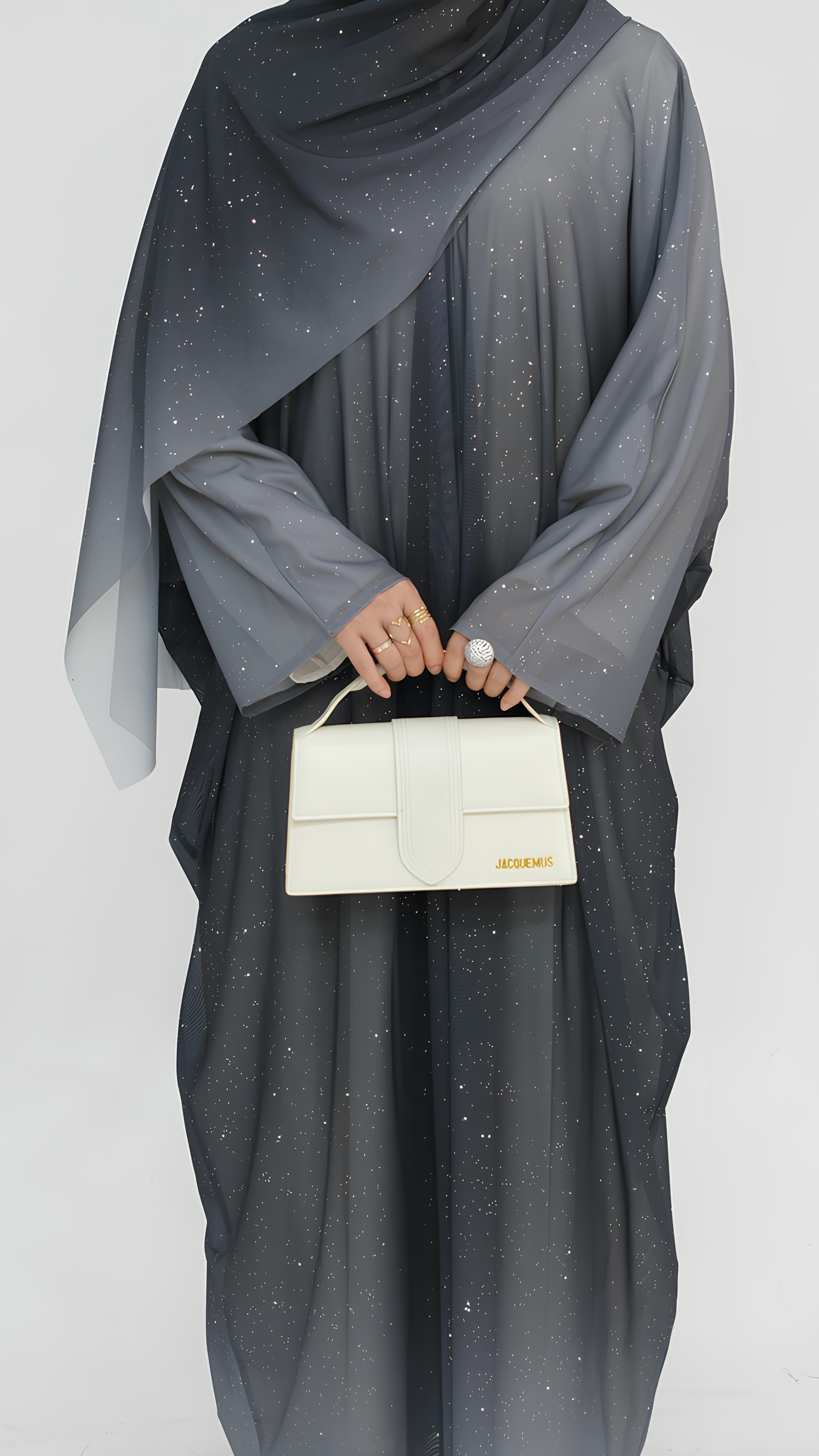 Majestic Glitter Abaya