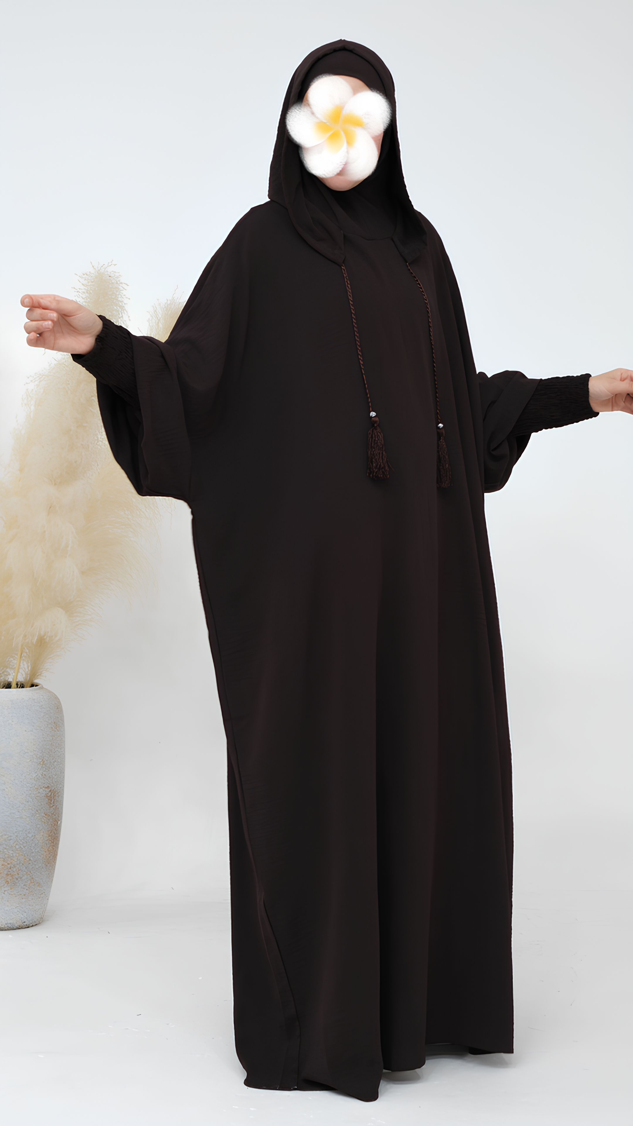 Abaya mit Kapuze