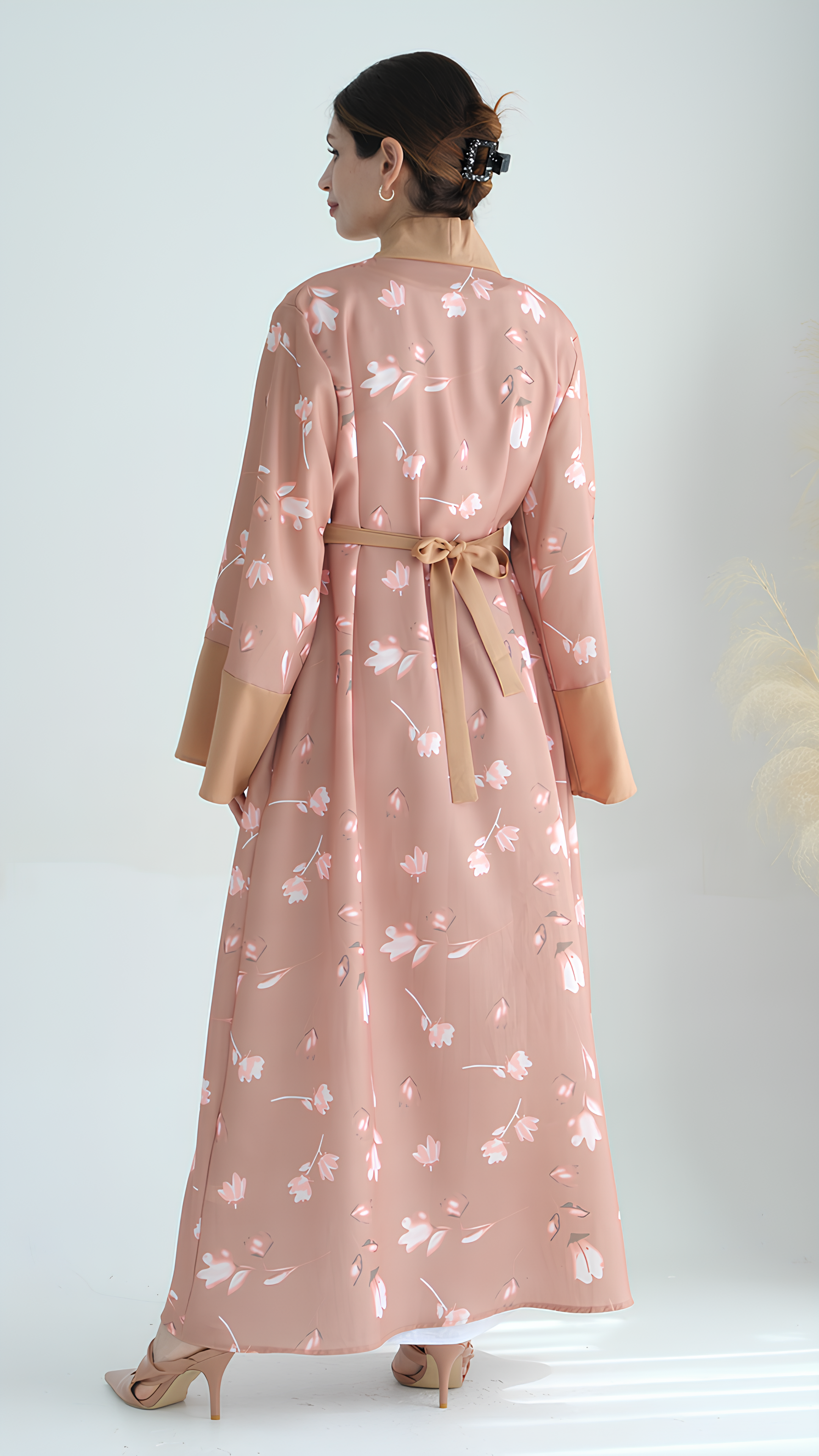 Ethereal Floral Abaya