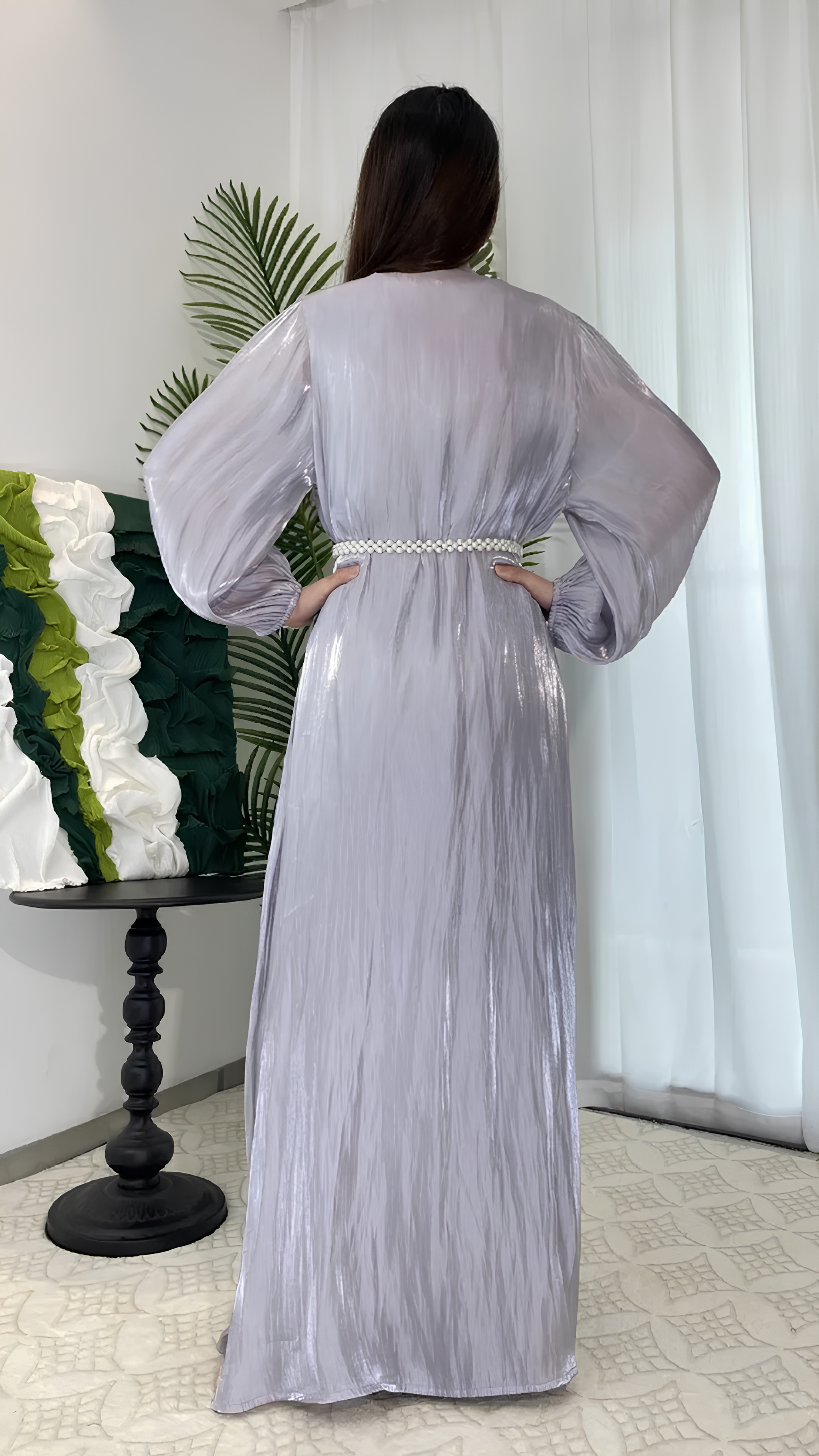 Opulente Perlen-Abaya