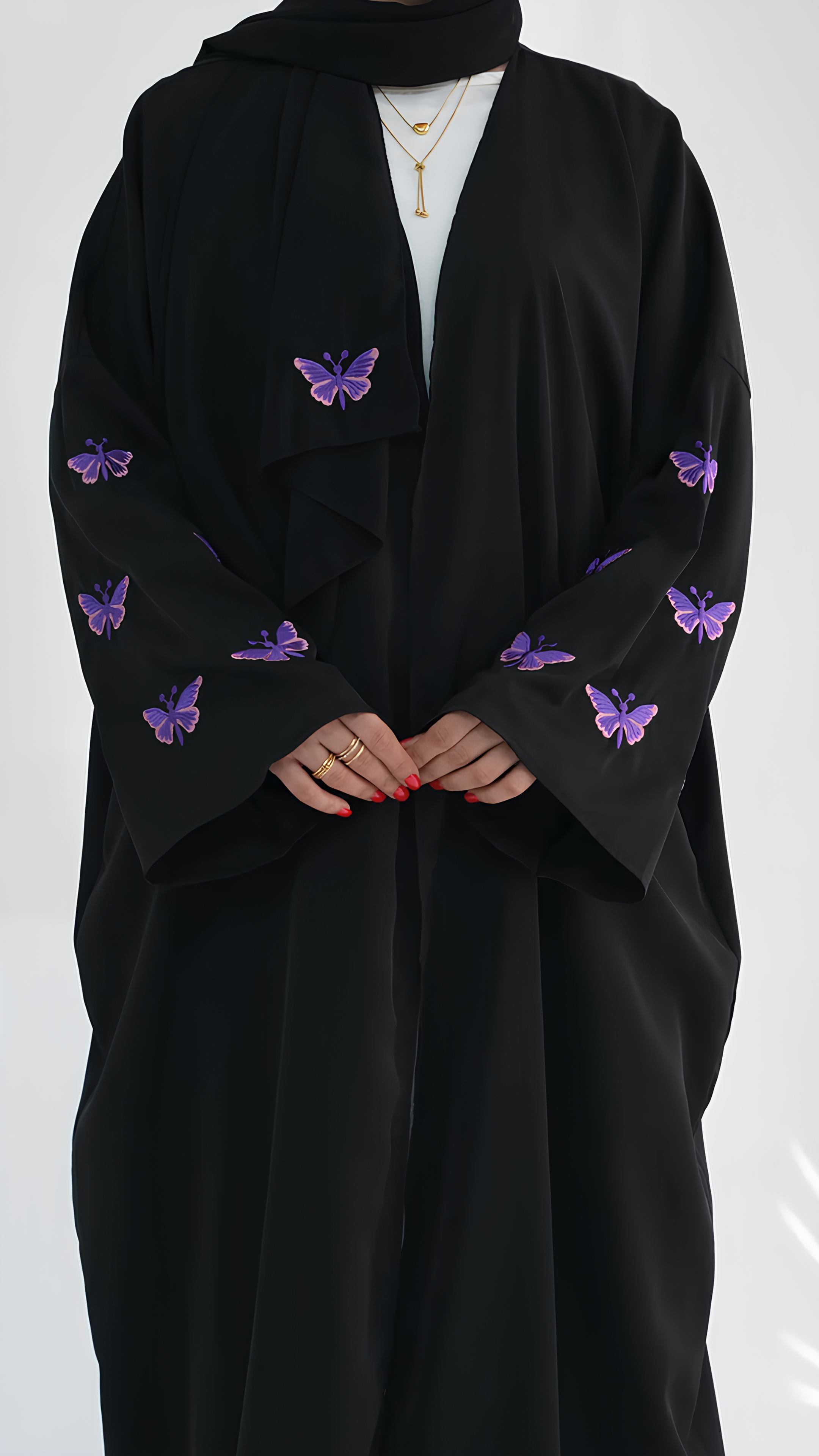 Open Butterfly Abaya