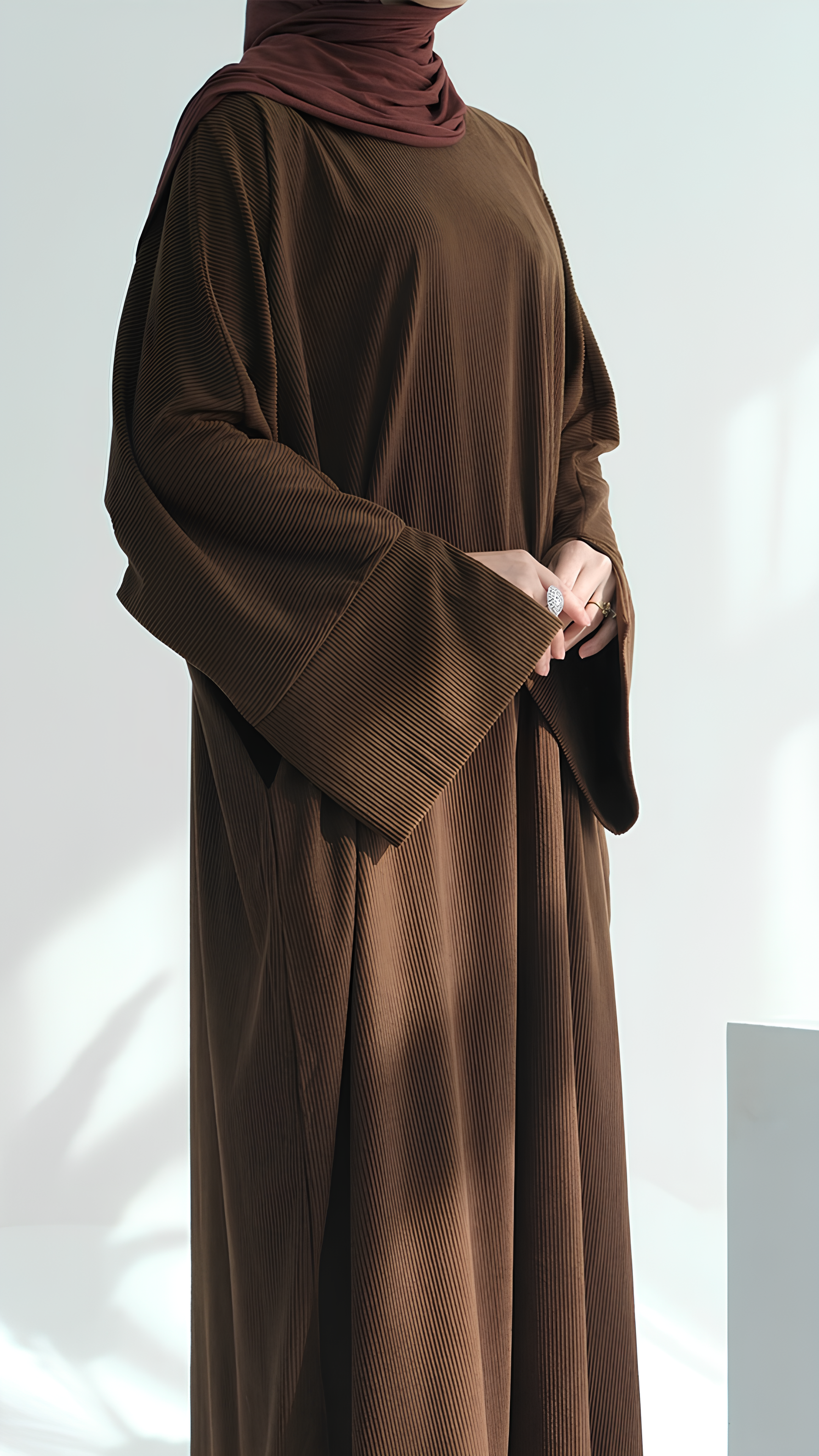 Closed Corduroy Abaya