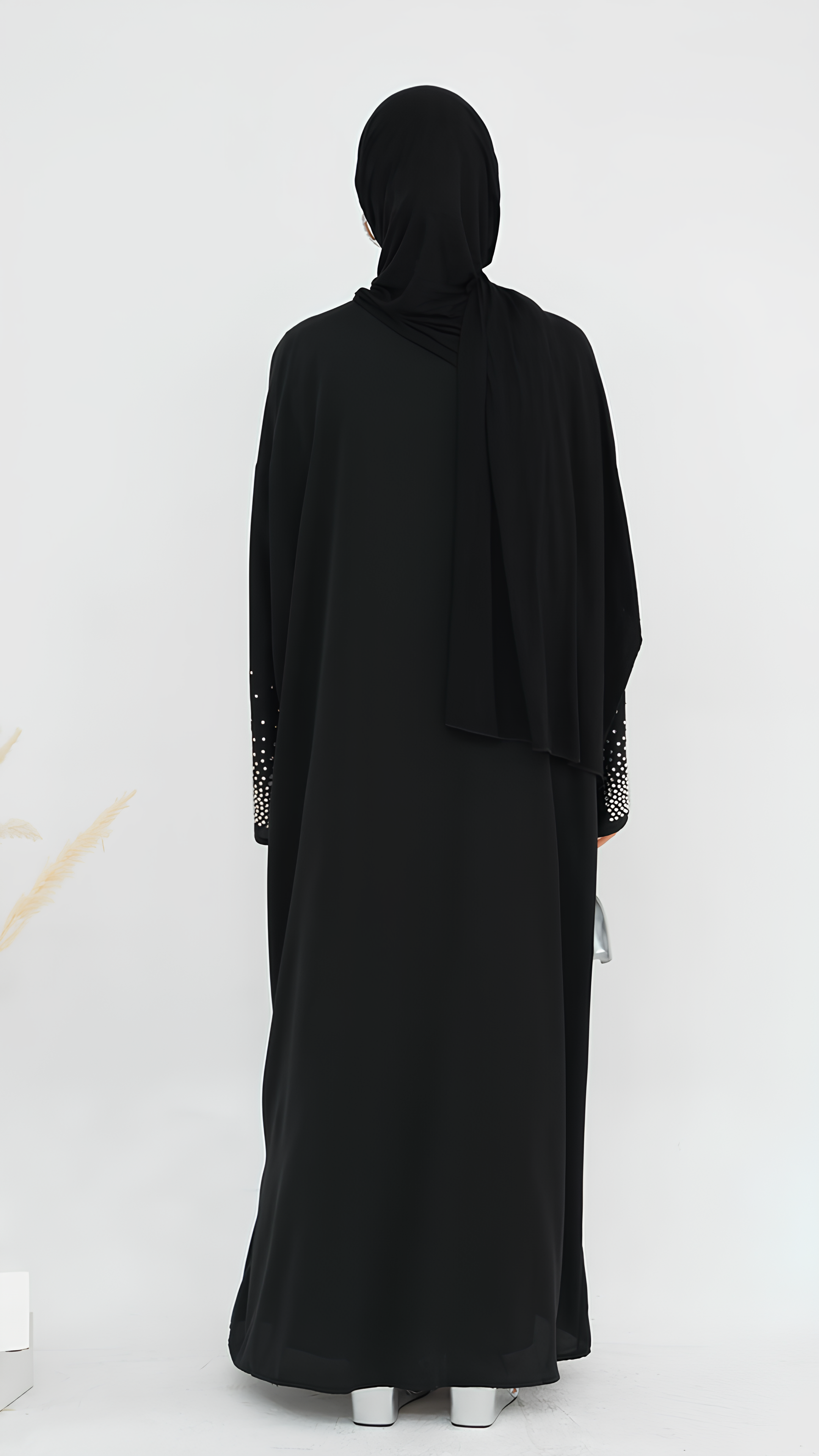 Abaya scintillante de minuit