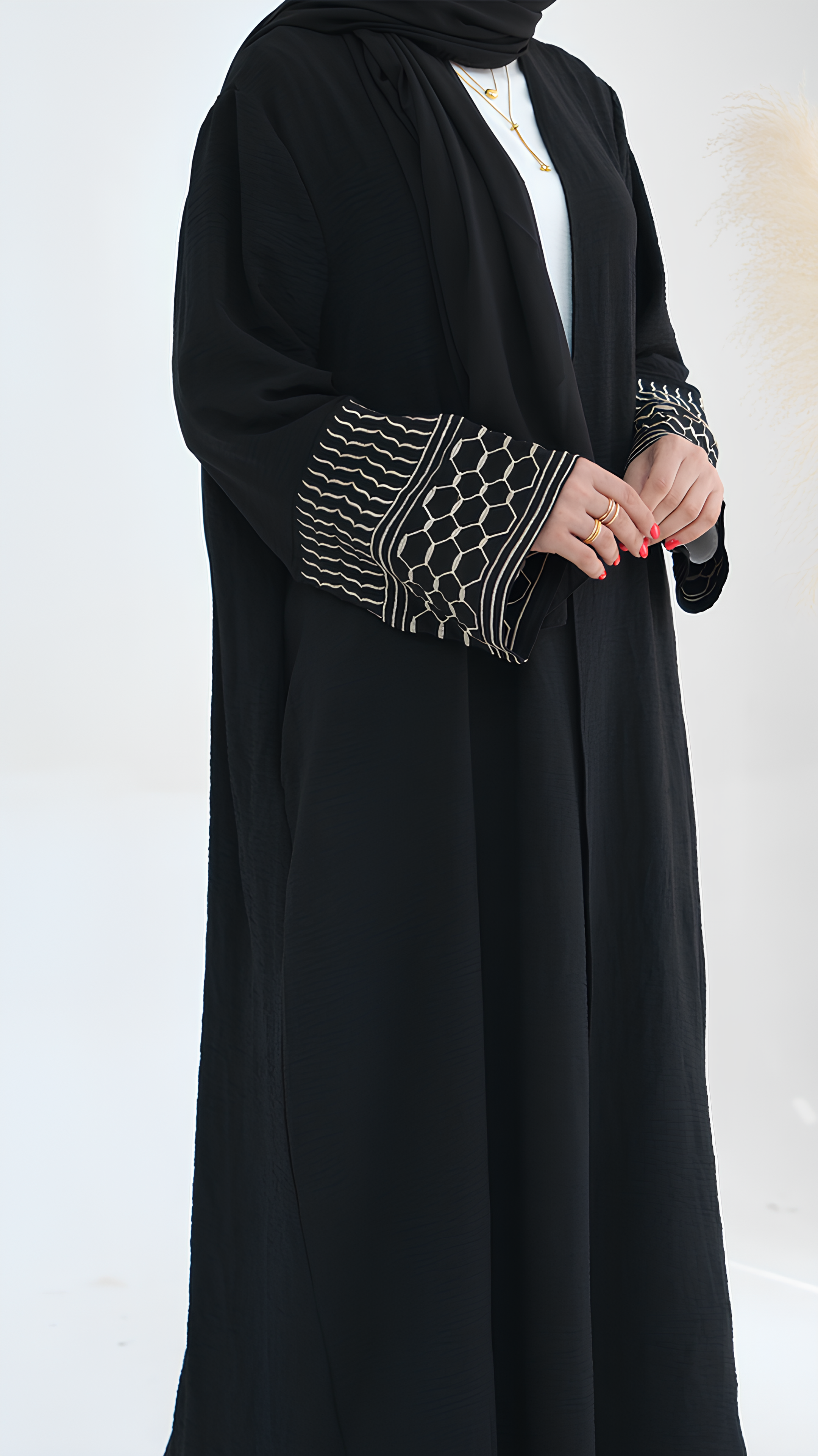 Classic Keffiyeh Abaya