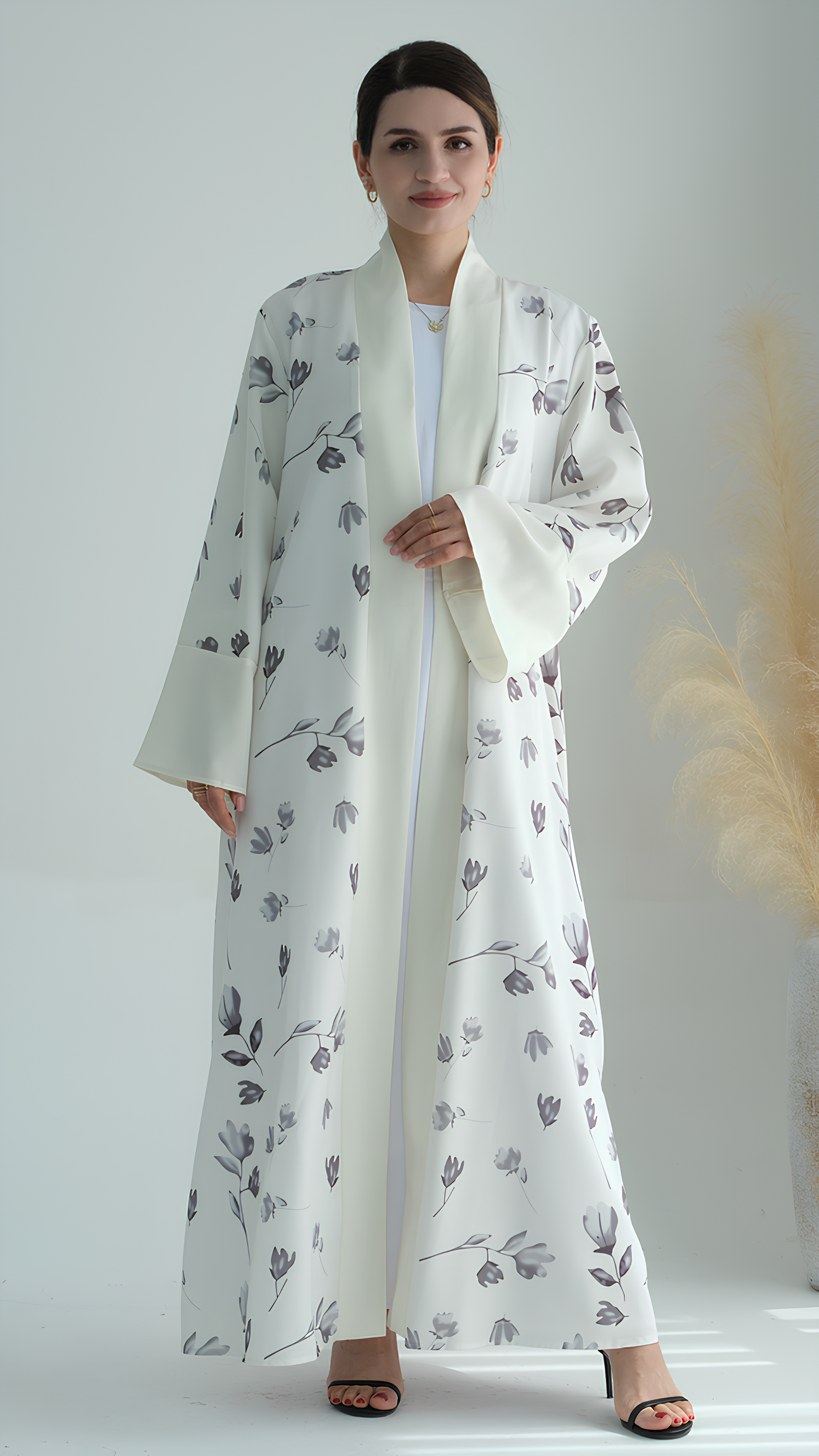 Ethereal Floral Abaya