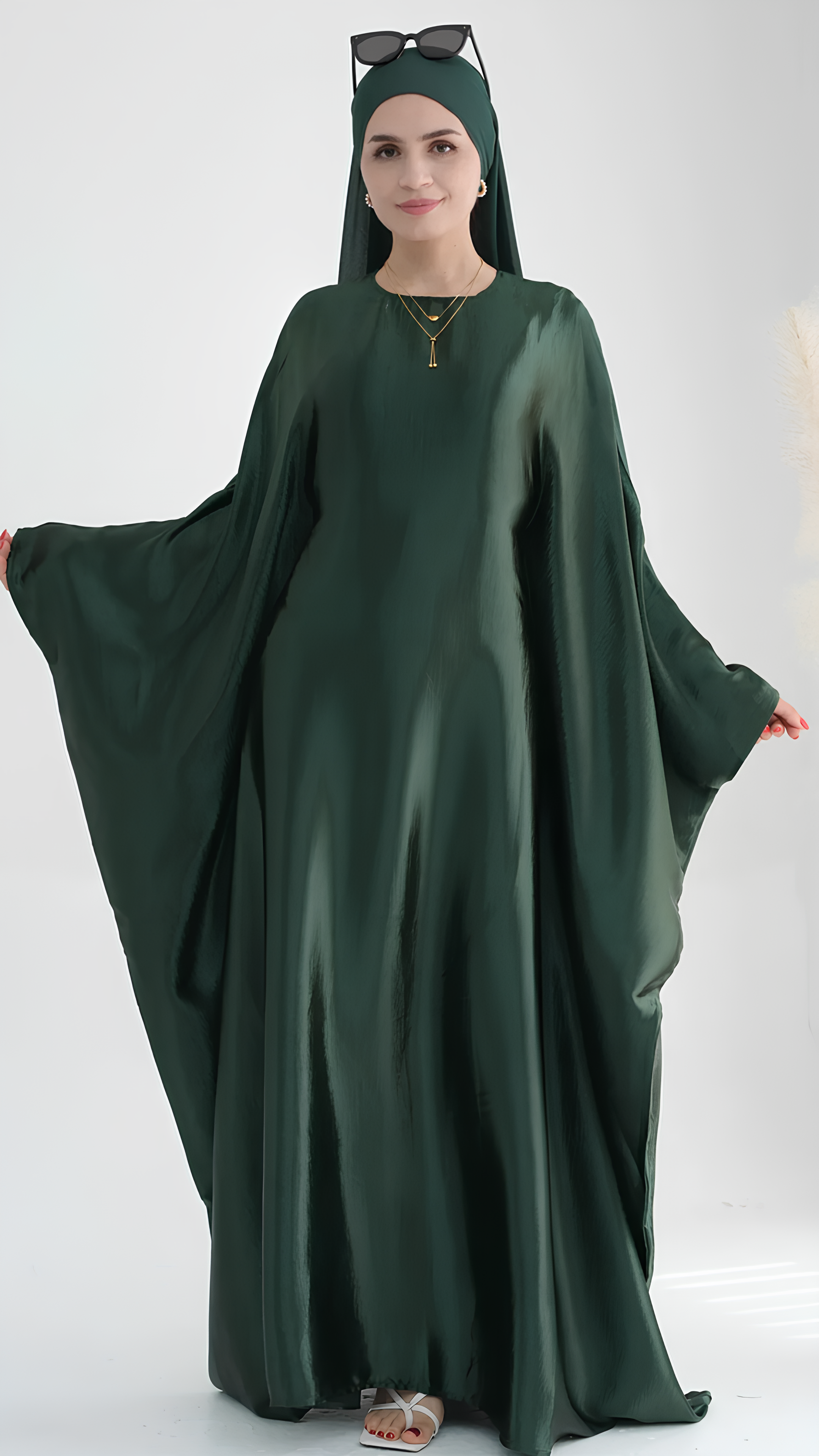 Glänzende Schmetterlings-Abaya