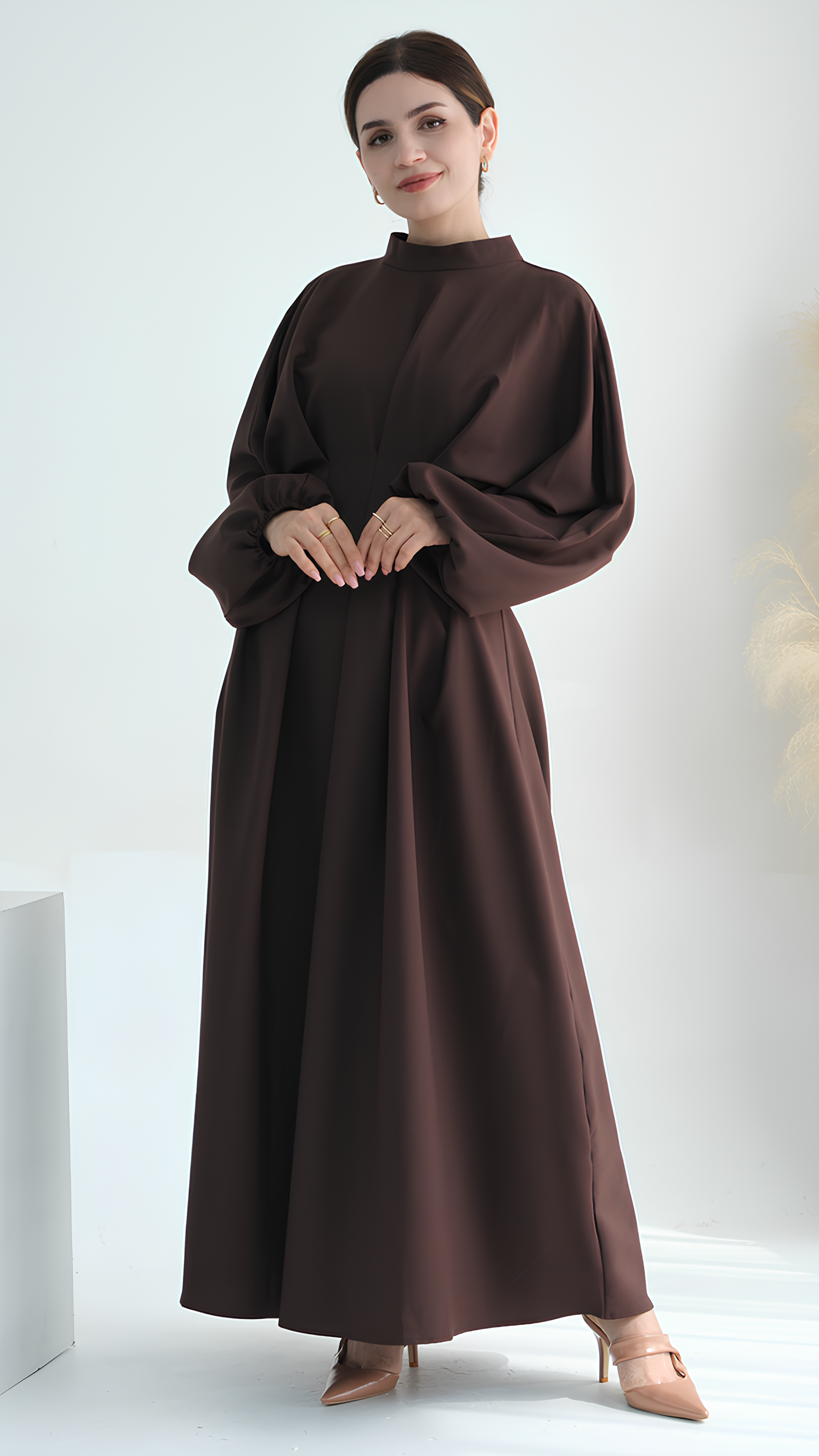 Purpurrote Luxe-Abaya