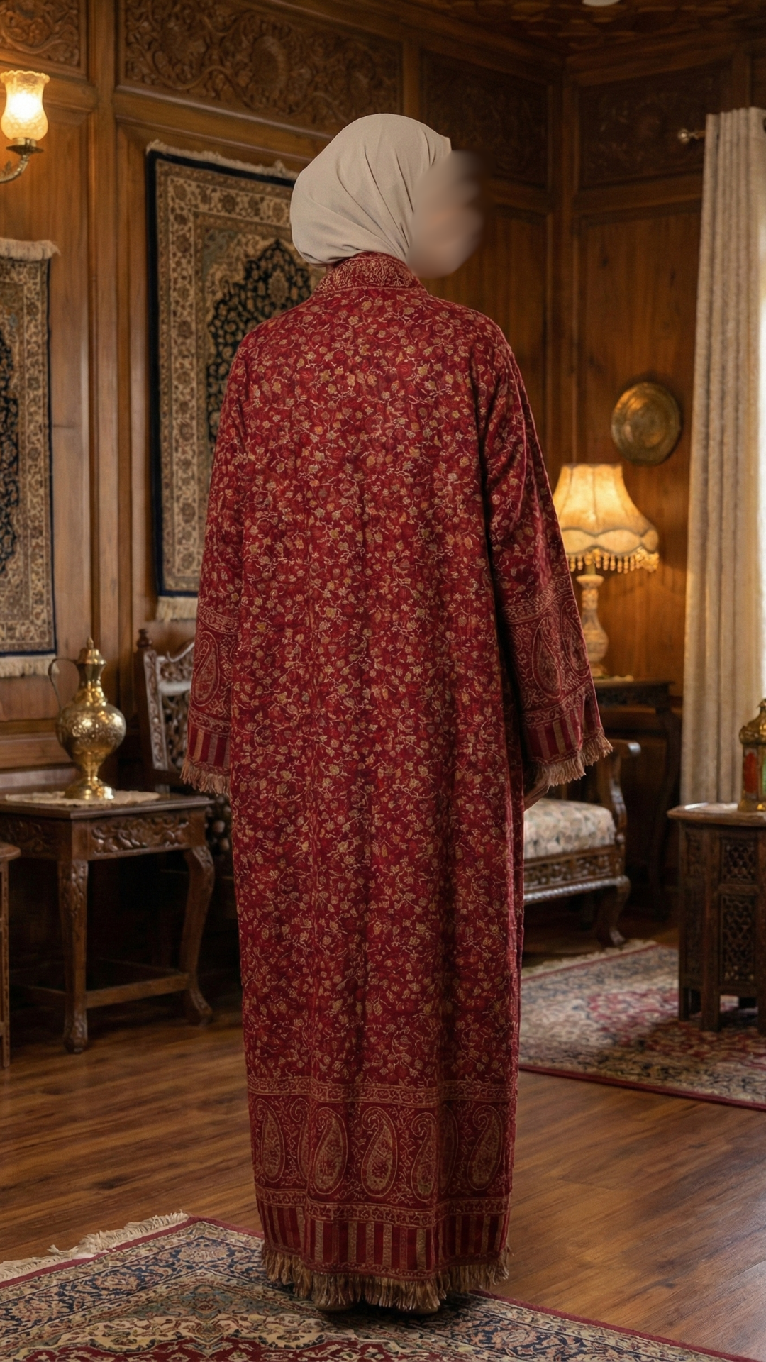 Zarif Pashmina Abaya