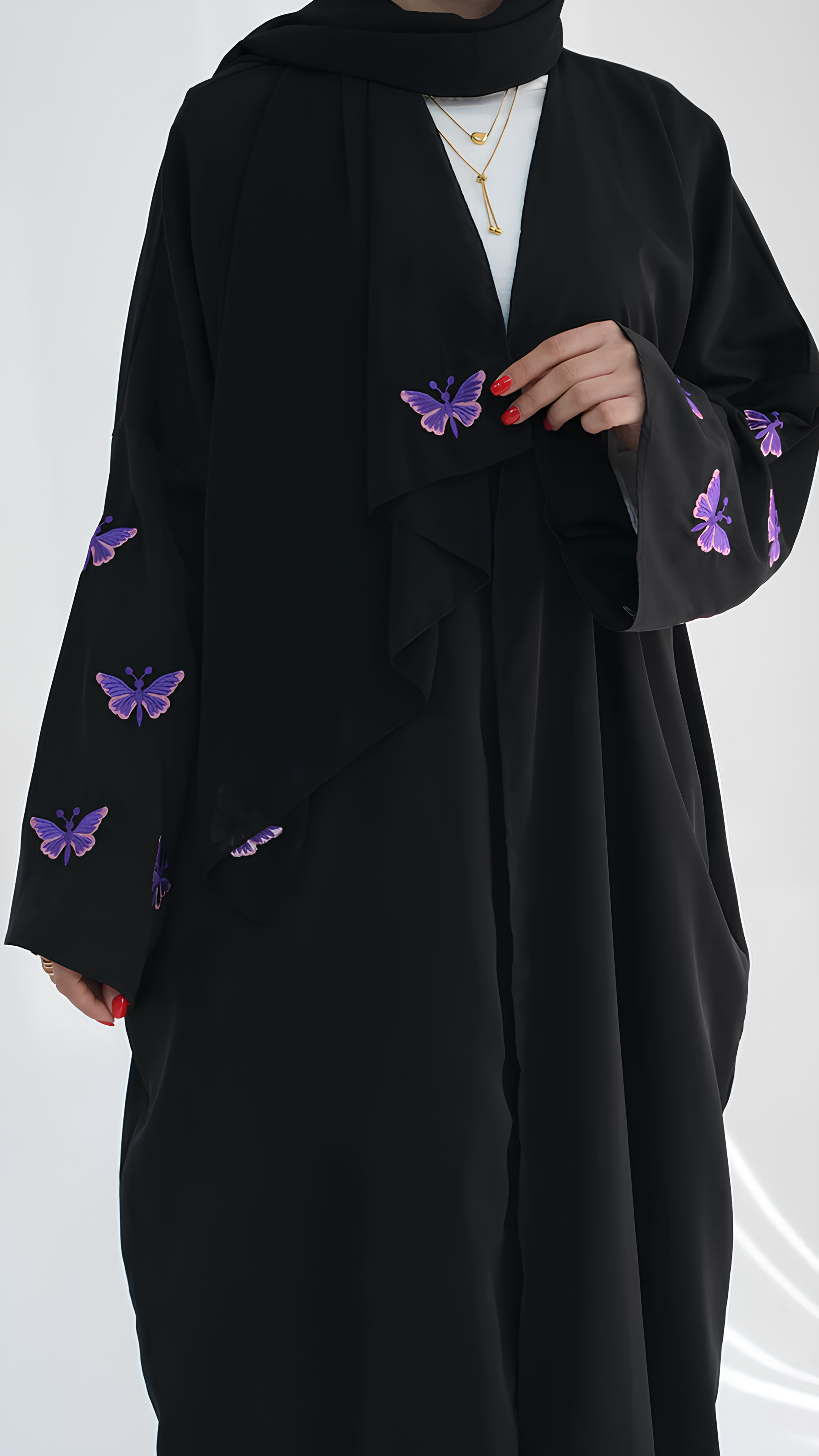 Open Butterfly Abaya