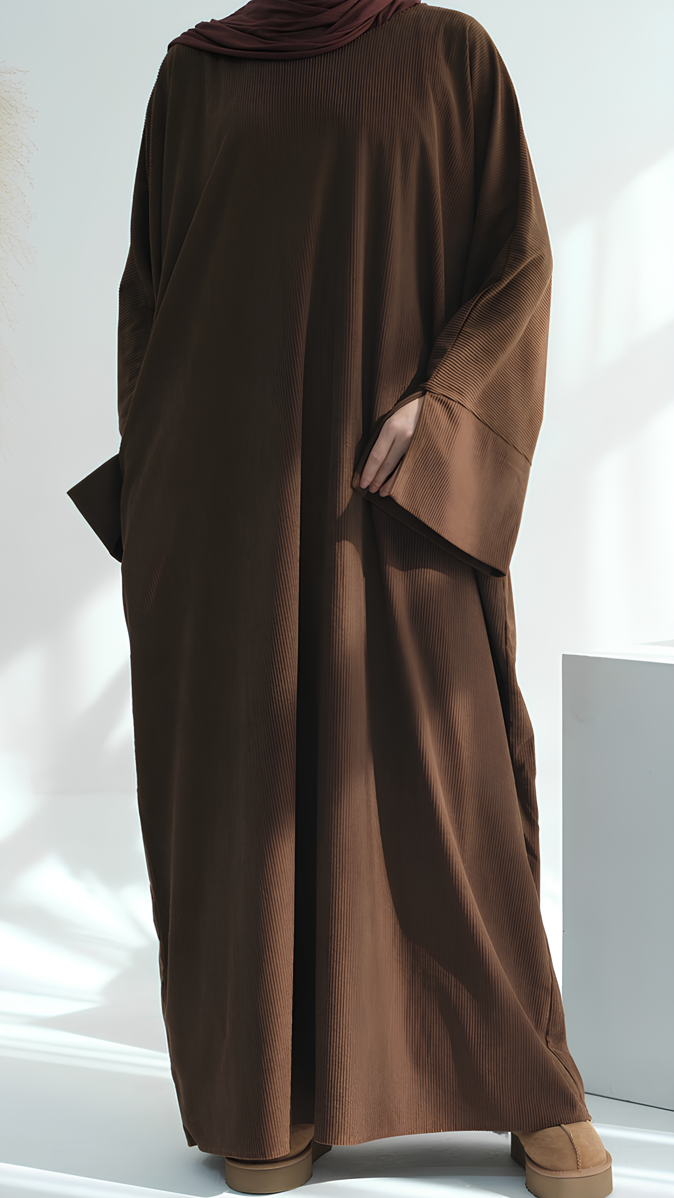 Closed Corduroy Abaya