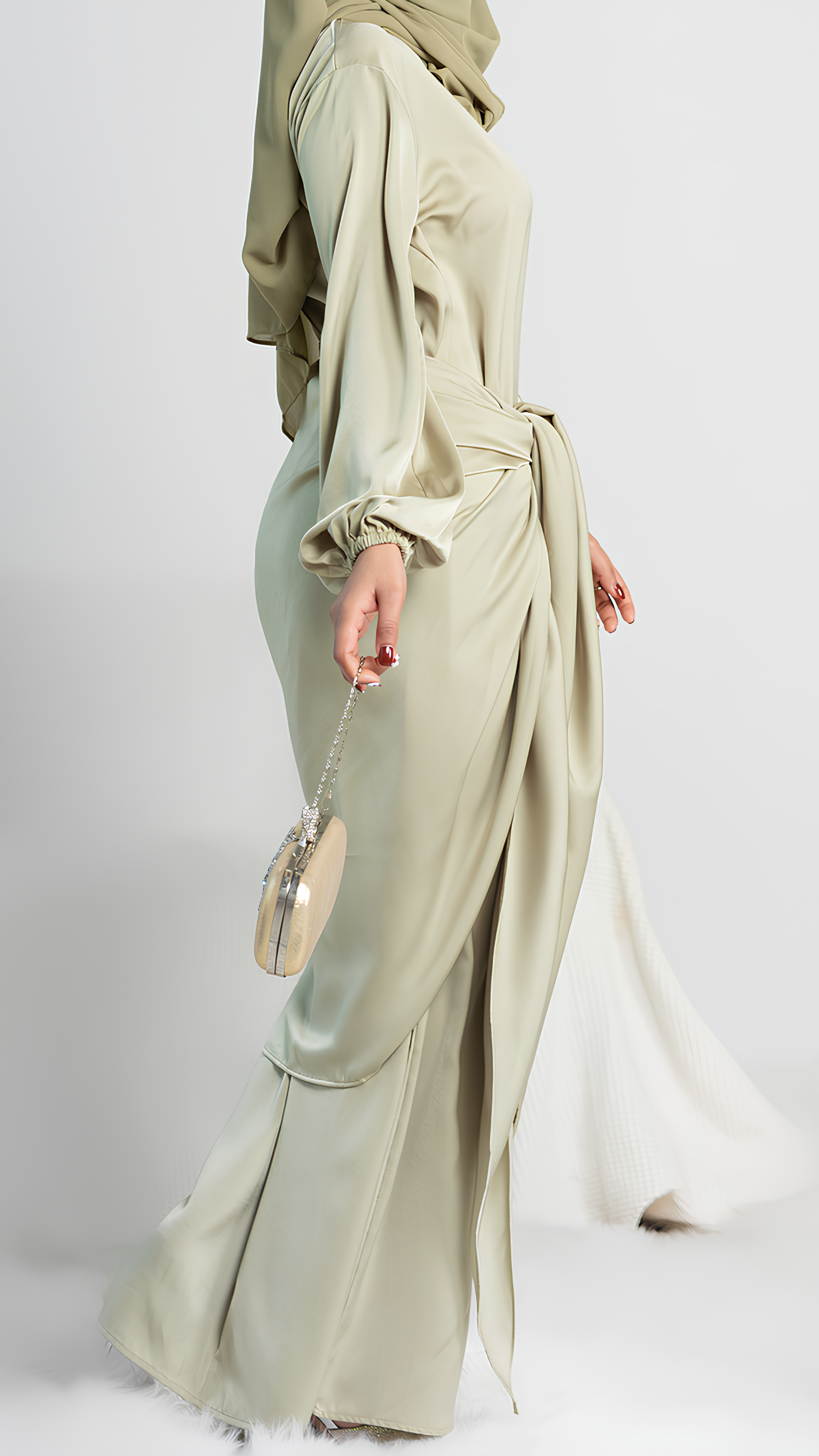 Luminous Pearl Abaya