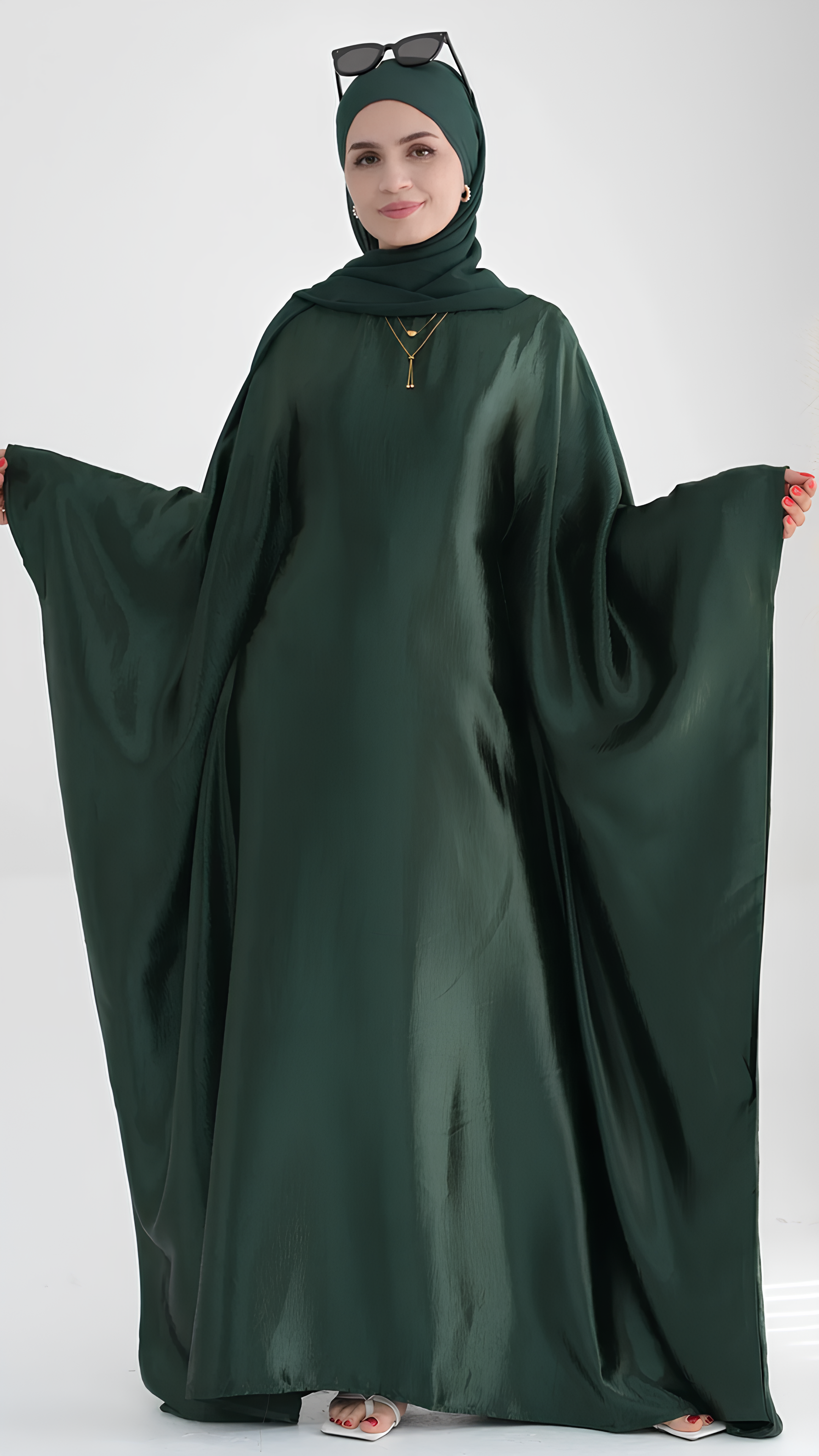 Glänzende Schmetterlings-Abaya