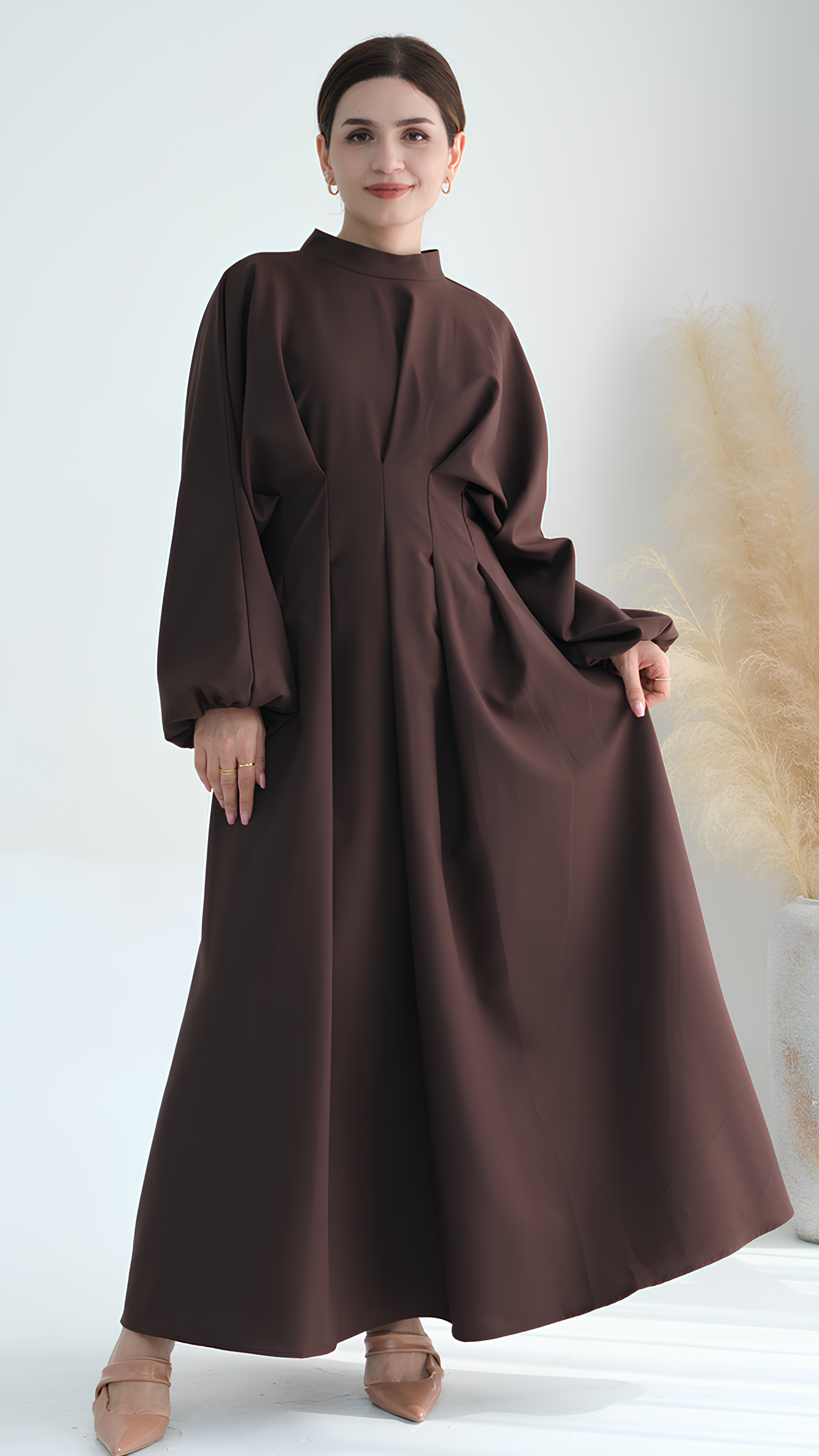 Purpurrote Luxe-Abaya