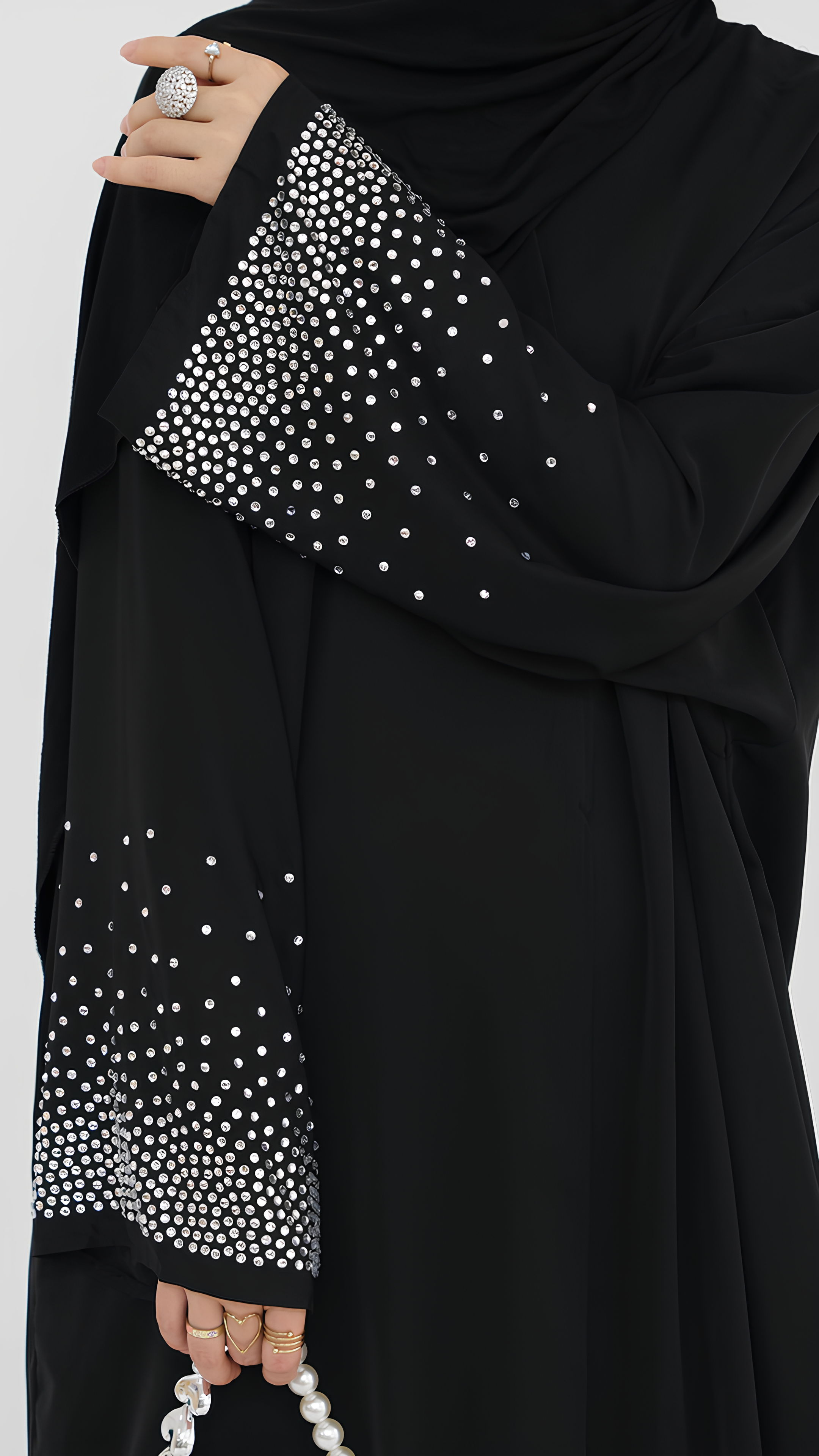 Midnight Sparkle Abaya