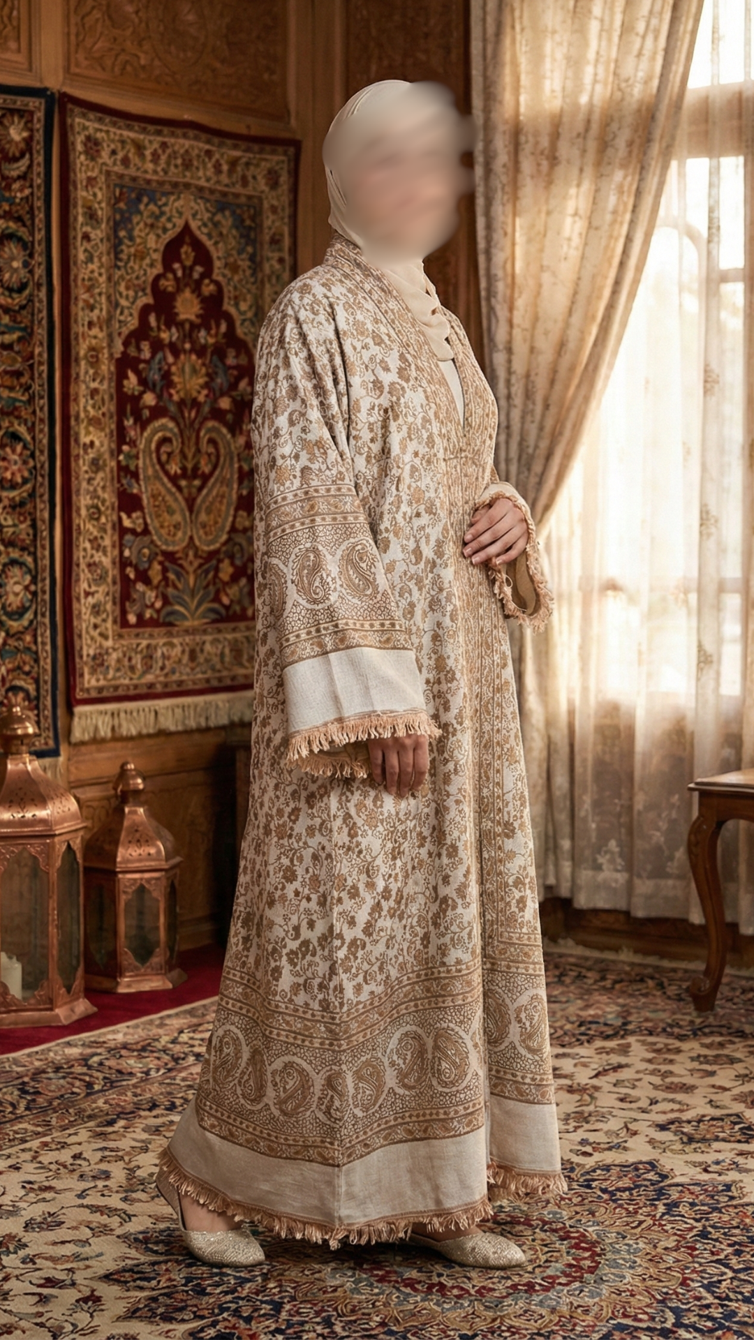 Nakhla Pashmina Abaya