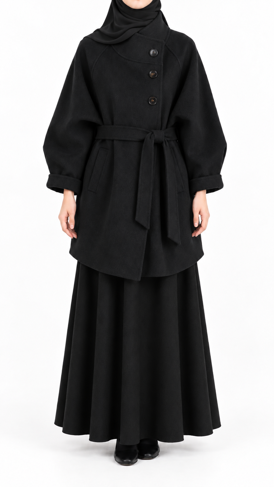 Aset Poncho Coat
