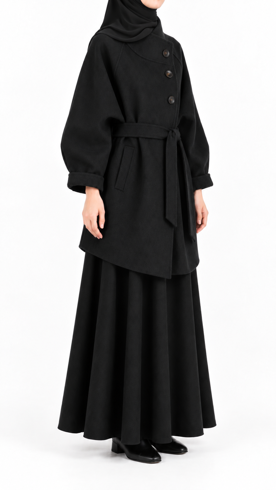 Aset Poncho Coat