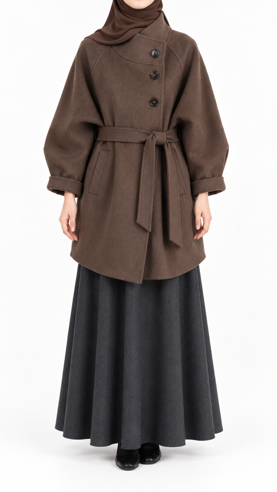 Aset Poncho Coat