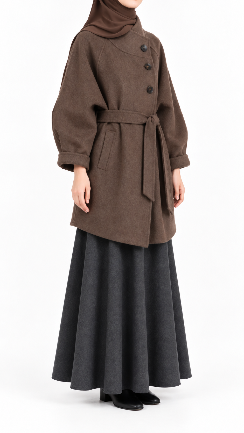 Aset Poncho Coat