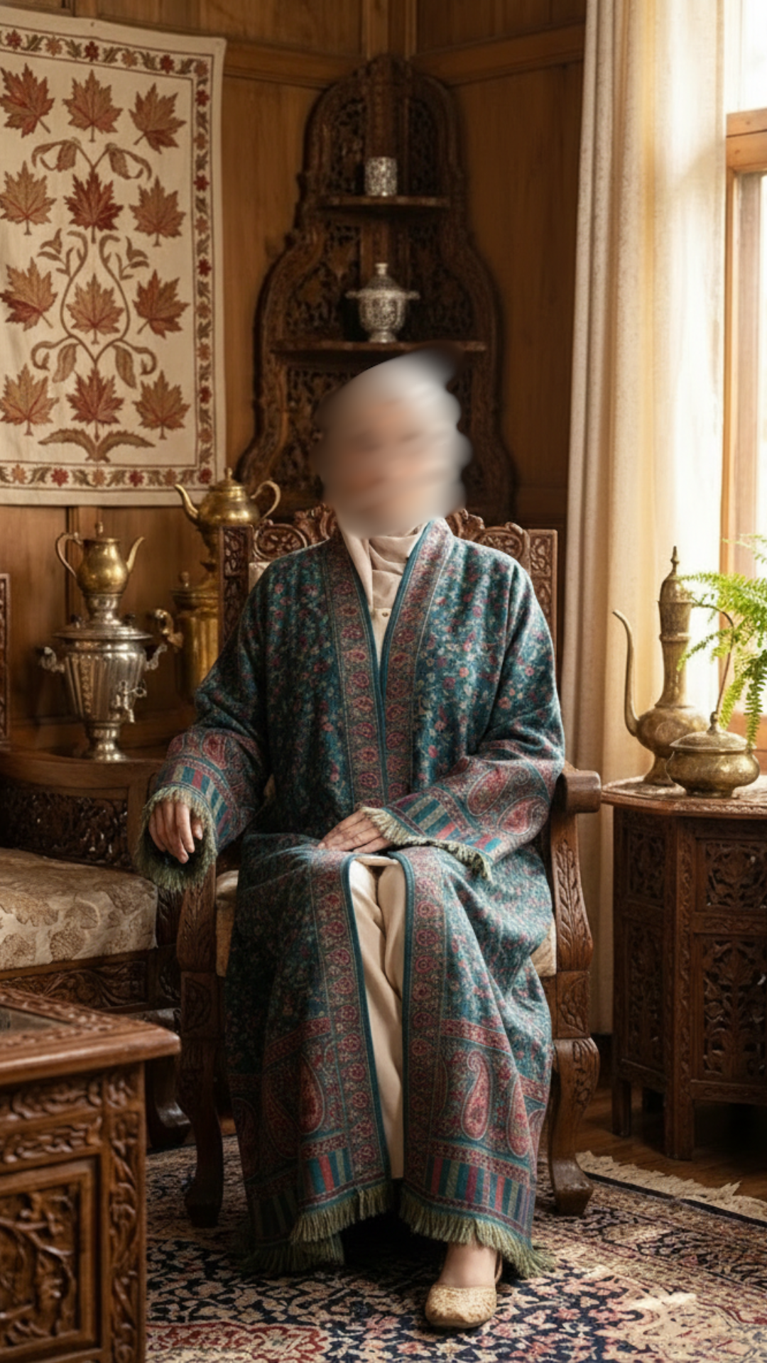 Samar Pashmina Abaya