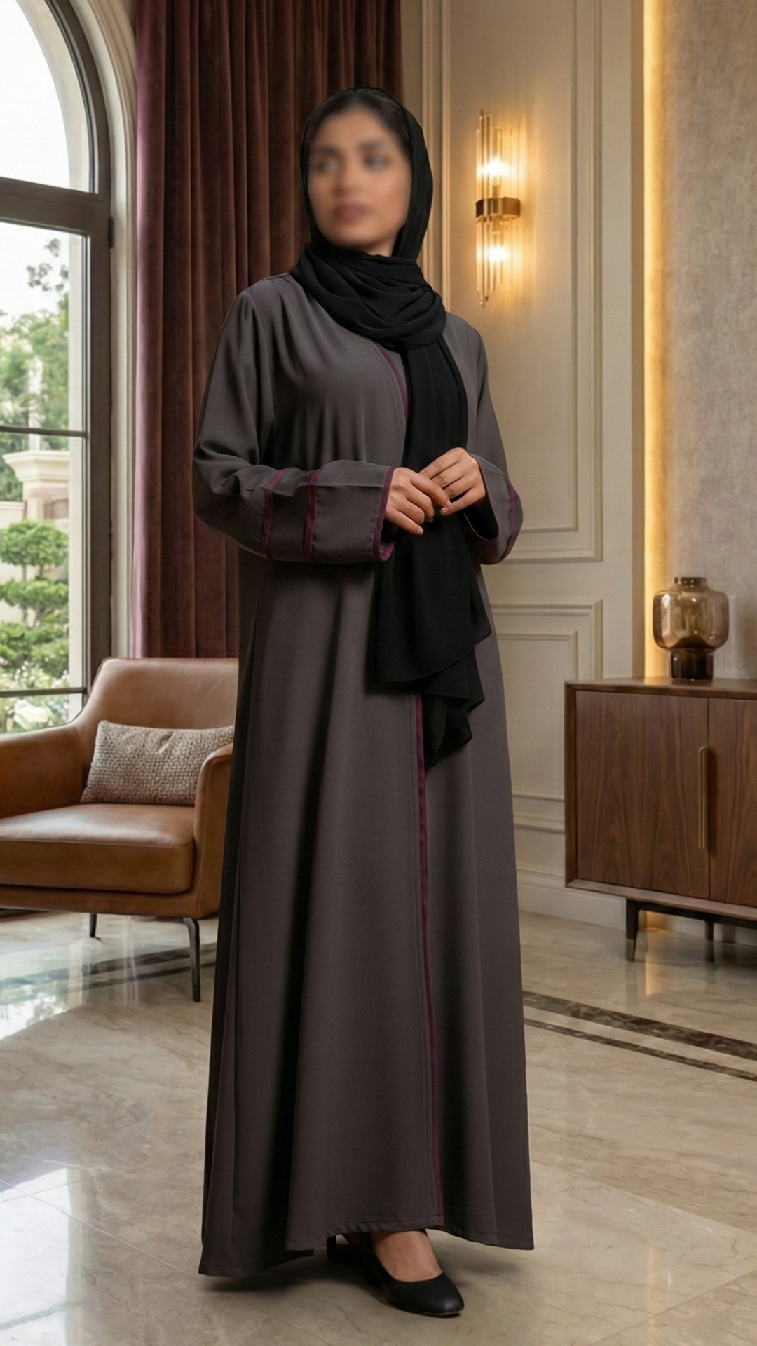 Anira Pleated Abaya