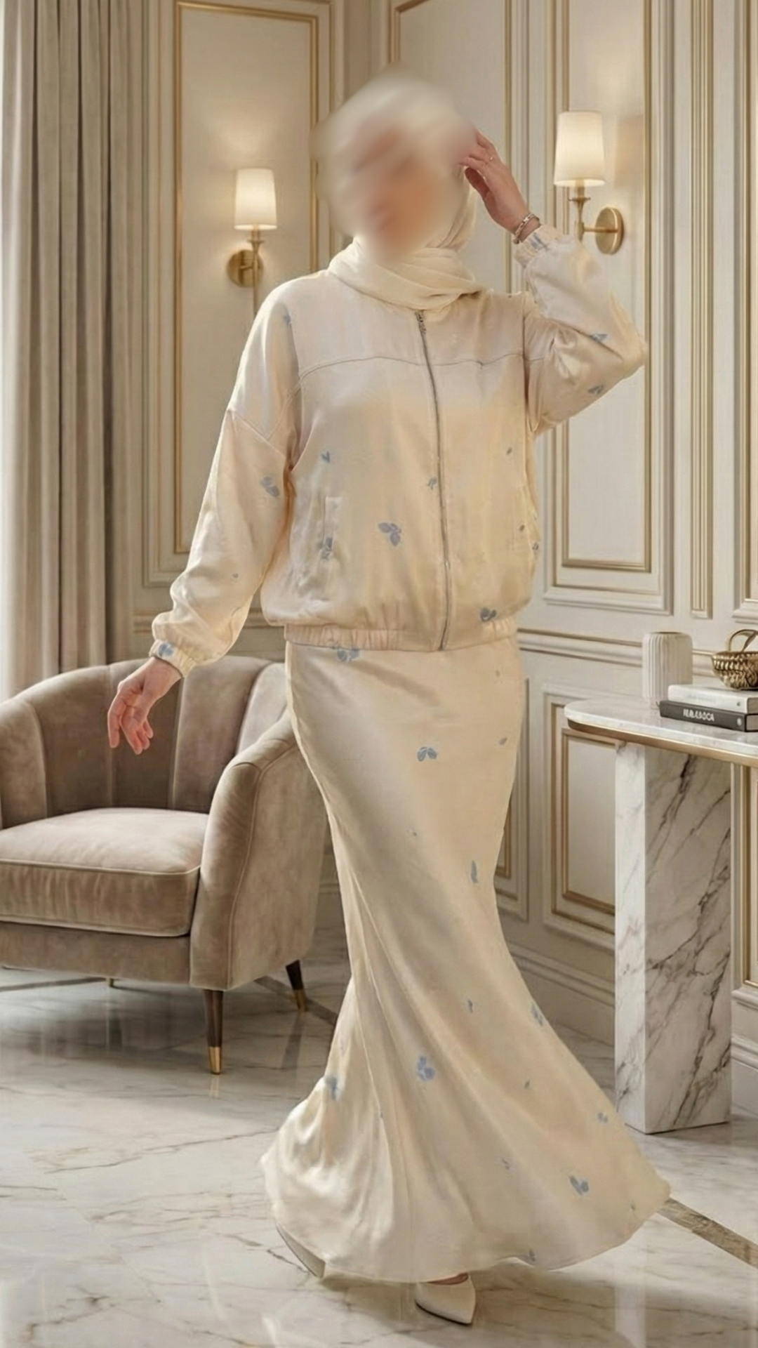 Elyra Abaya 2 Piece Set