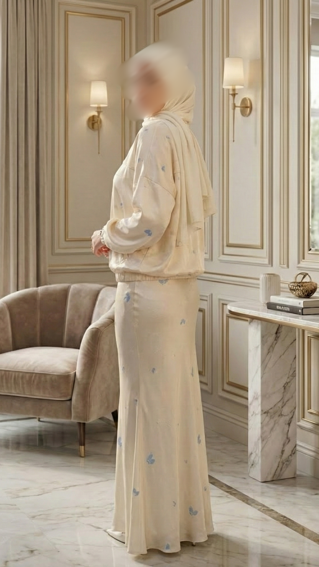 Elyra Abaya 2 Piece Set