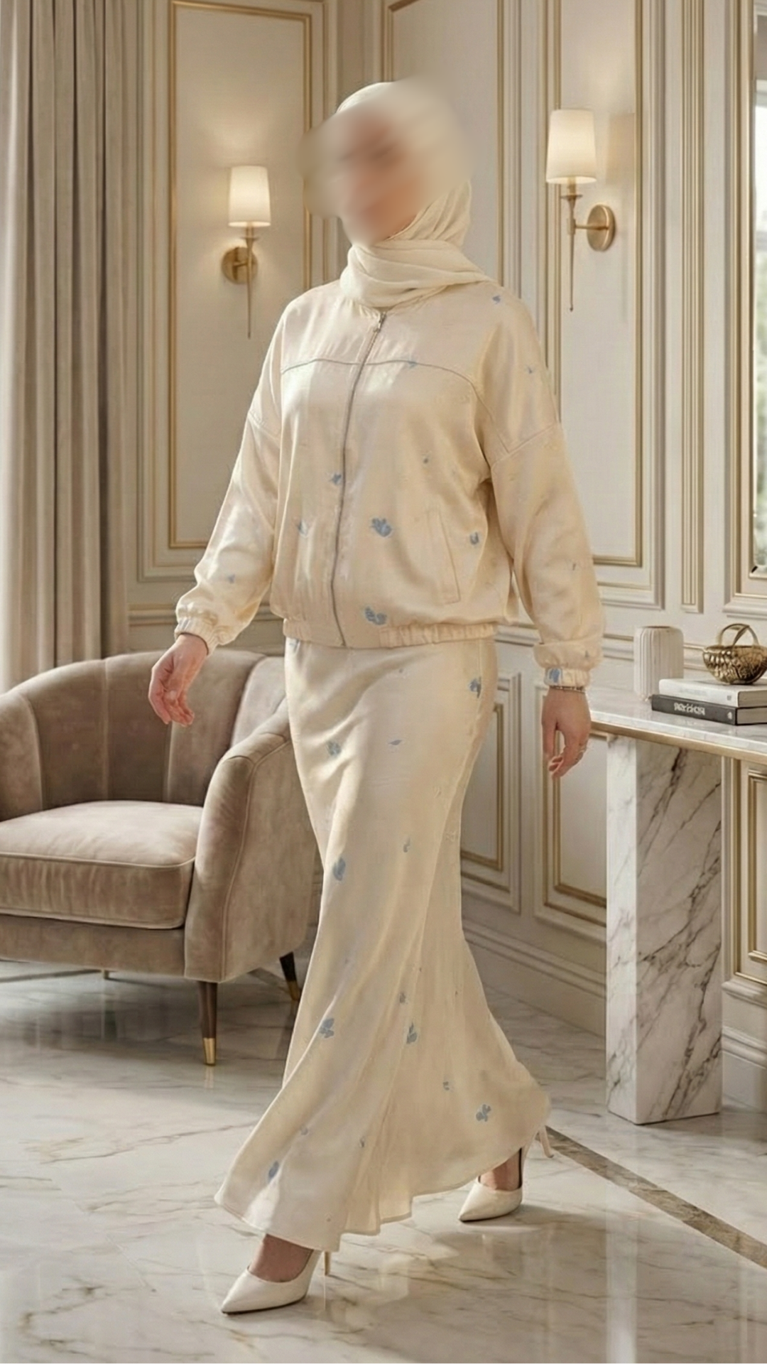 Elyra Abaya 2 Piece Set