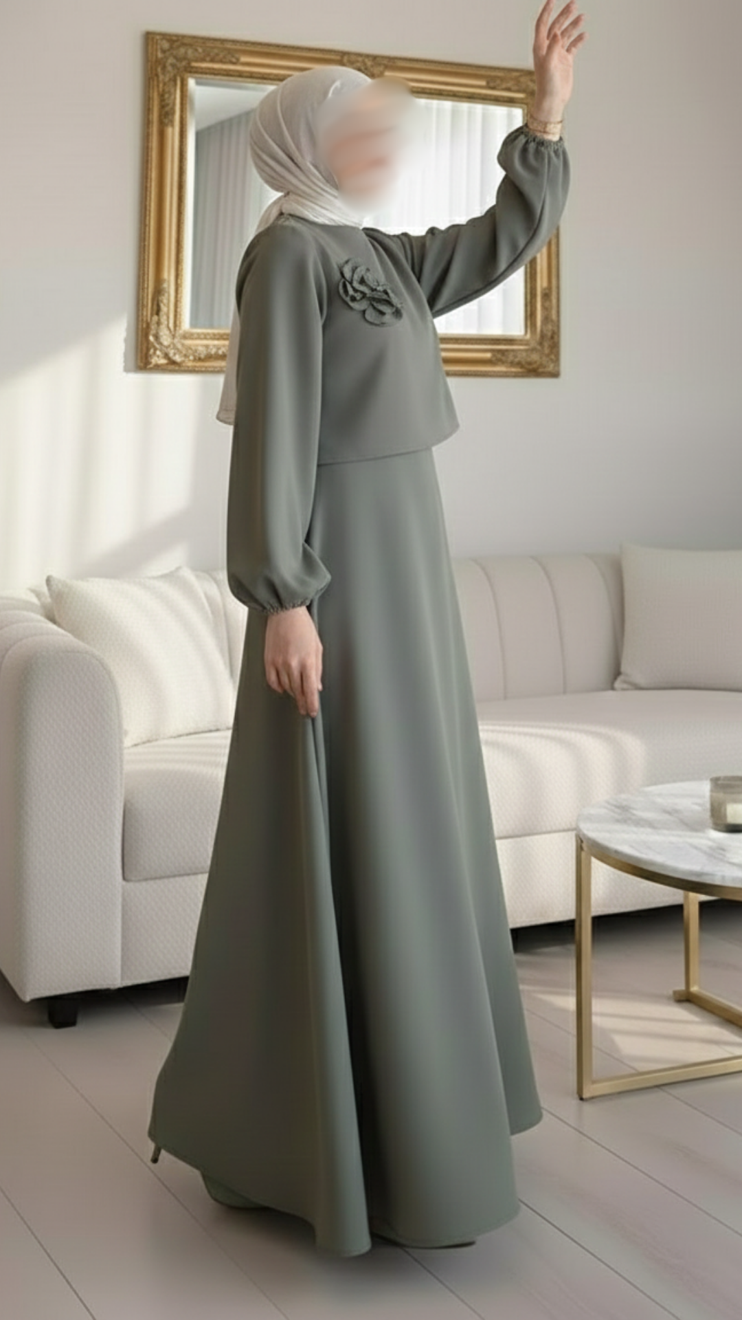 Avelyn 2 Piece Set Abaya