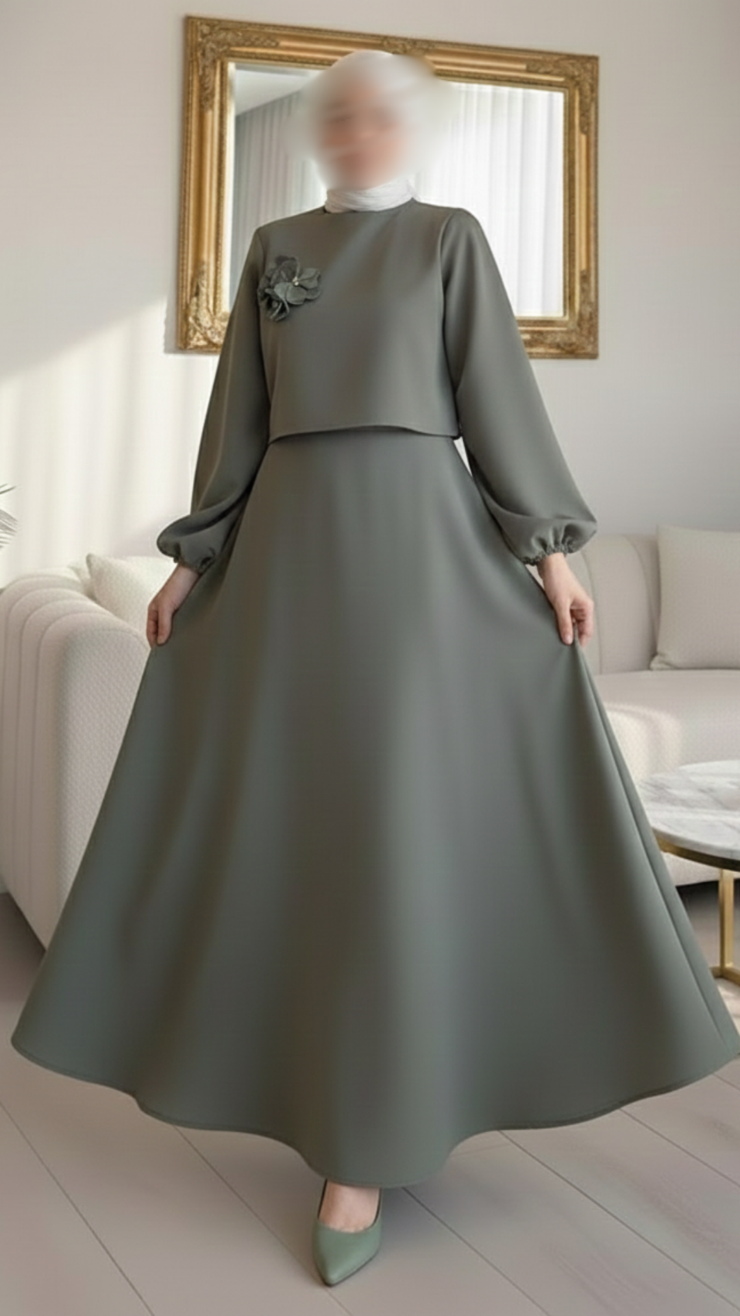Avelyn 2 Piece Set Abaya