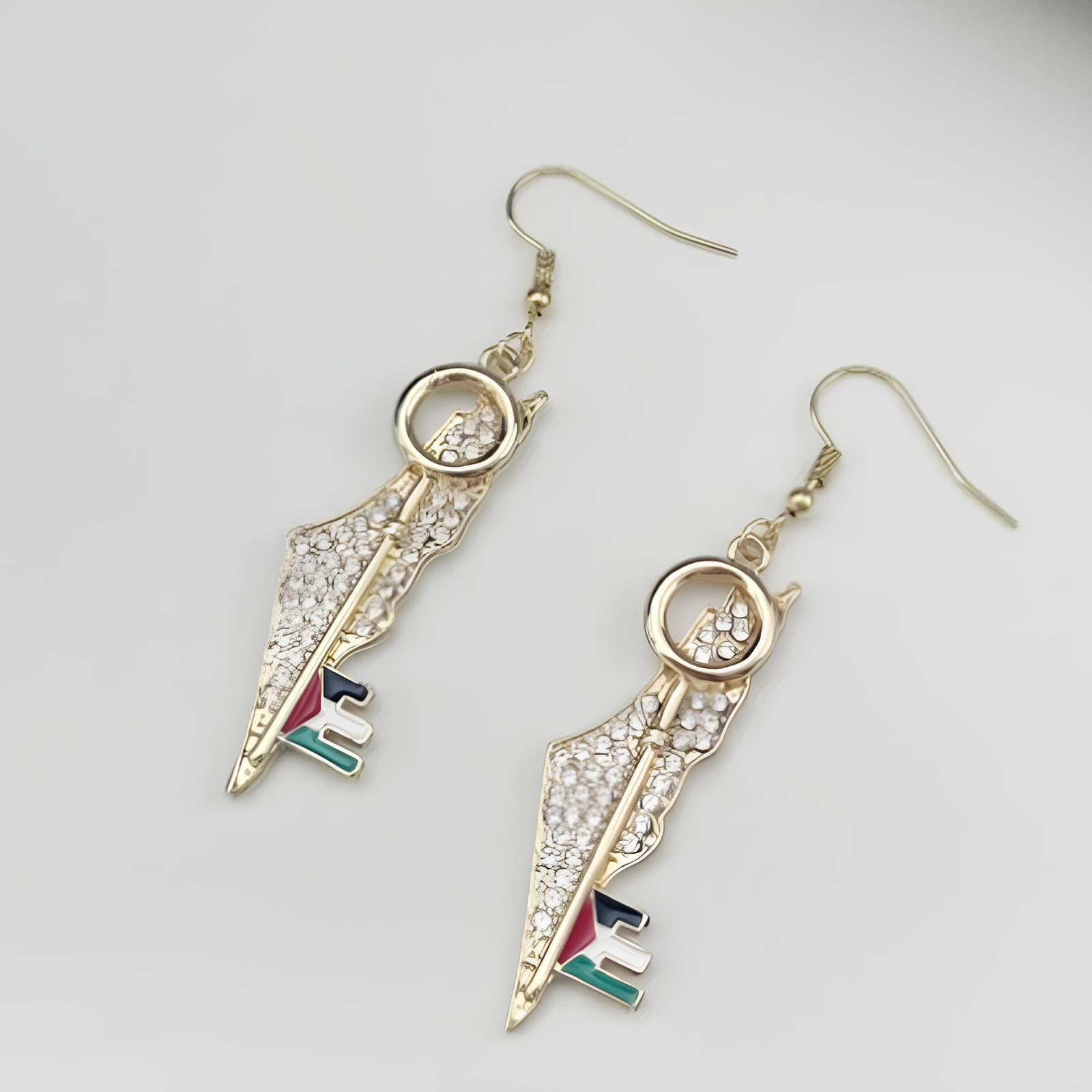 Boucles d'oreilles Palestine