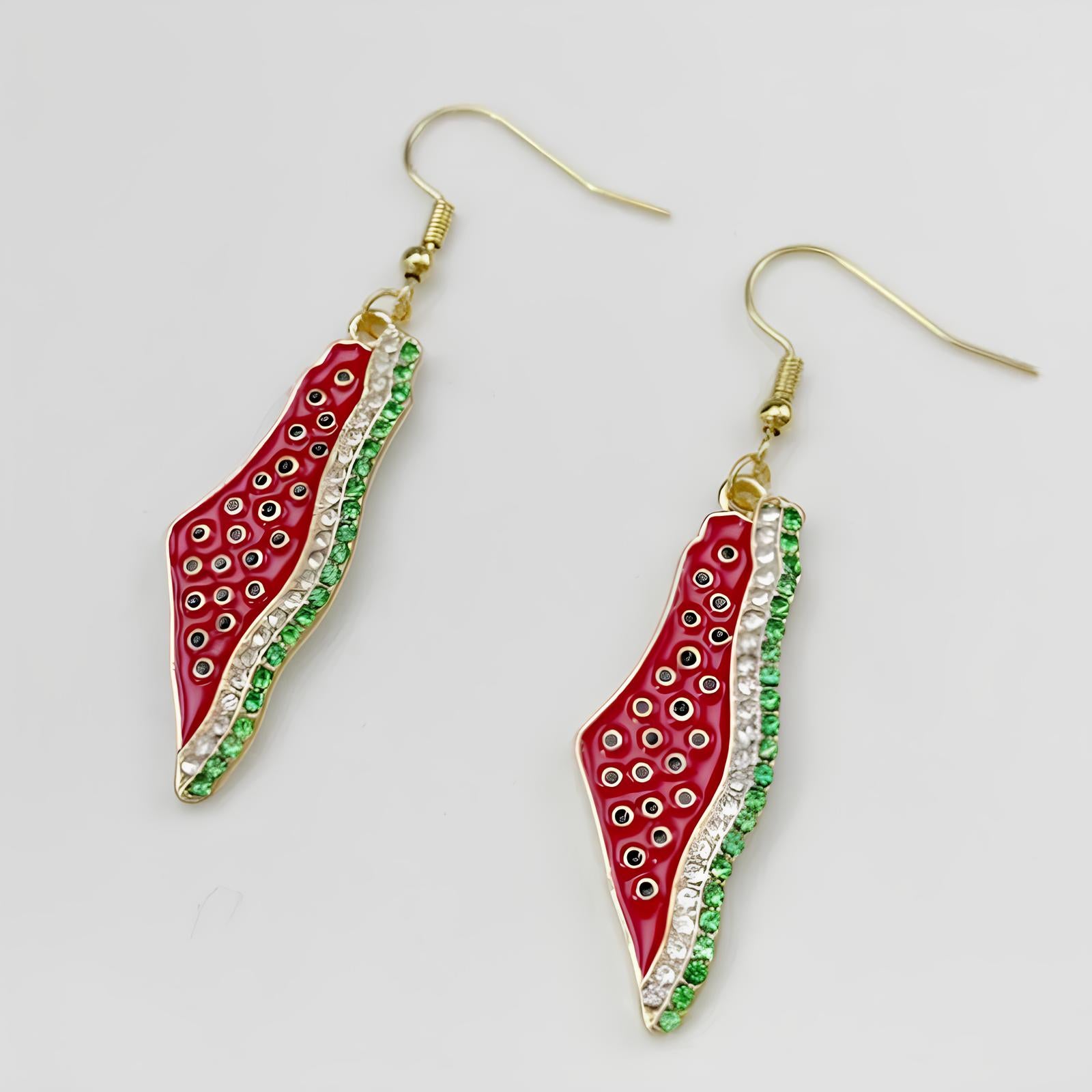 Boucles d'oreilles Palestine